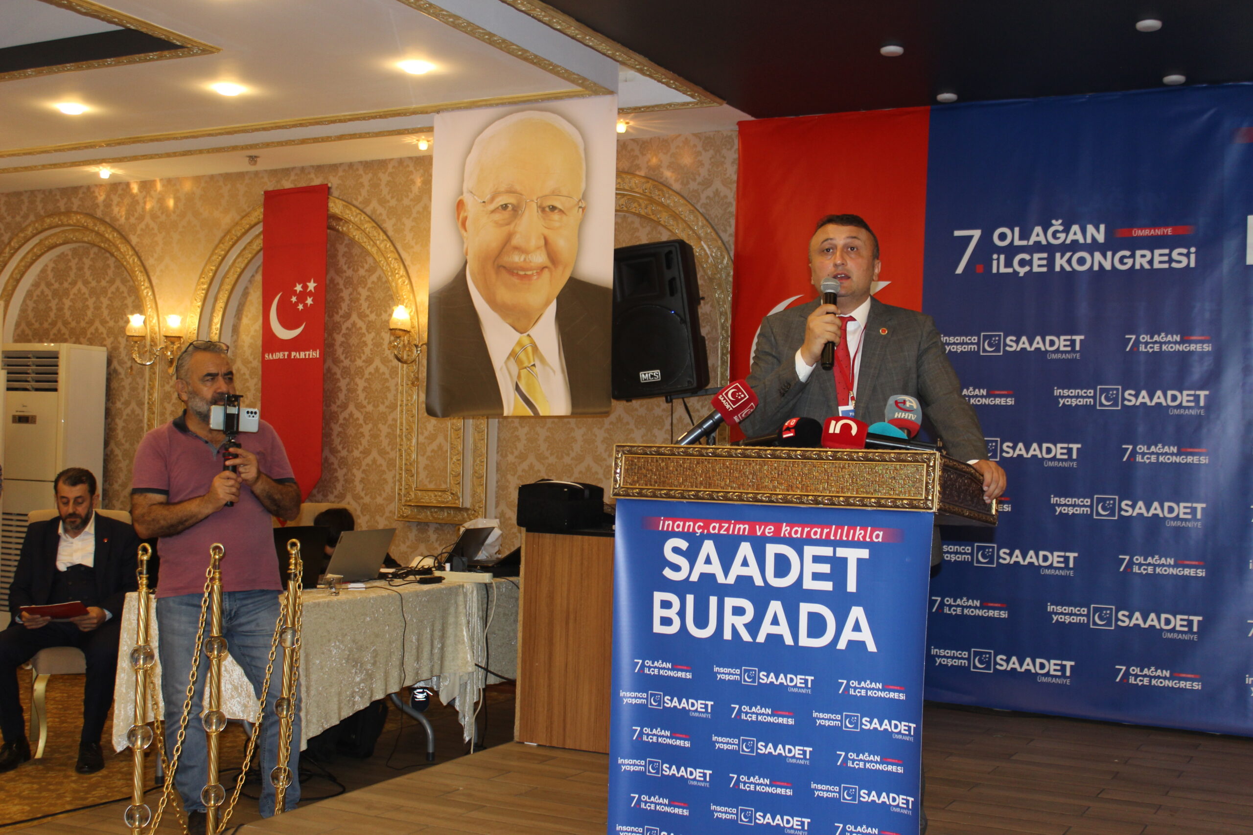 Saadet Partisi Ümraniye 7. Olağan Kongresi’nde İsrail’in Filistin’deki Zulmü Gündemdeydi