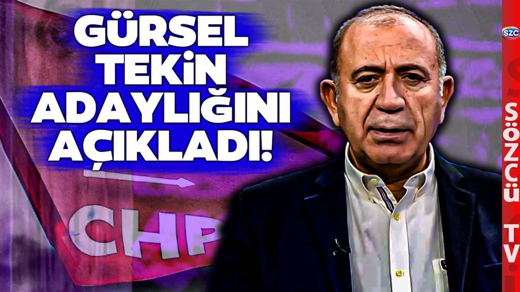 CHP’li Gürsel Tekin, İlk Kez Sözcü TV’de Açıkladı! ‘Kadıköy’de Adaylığa Başvuracağım’