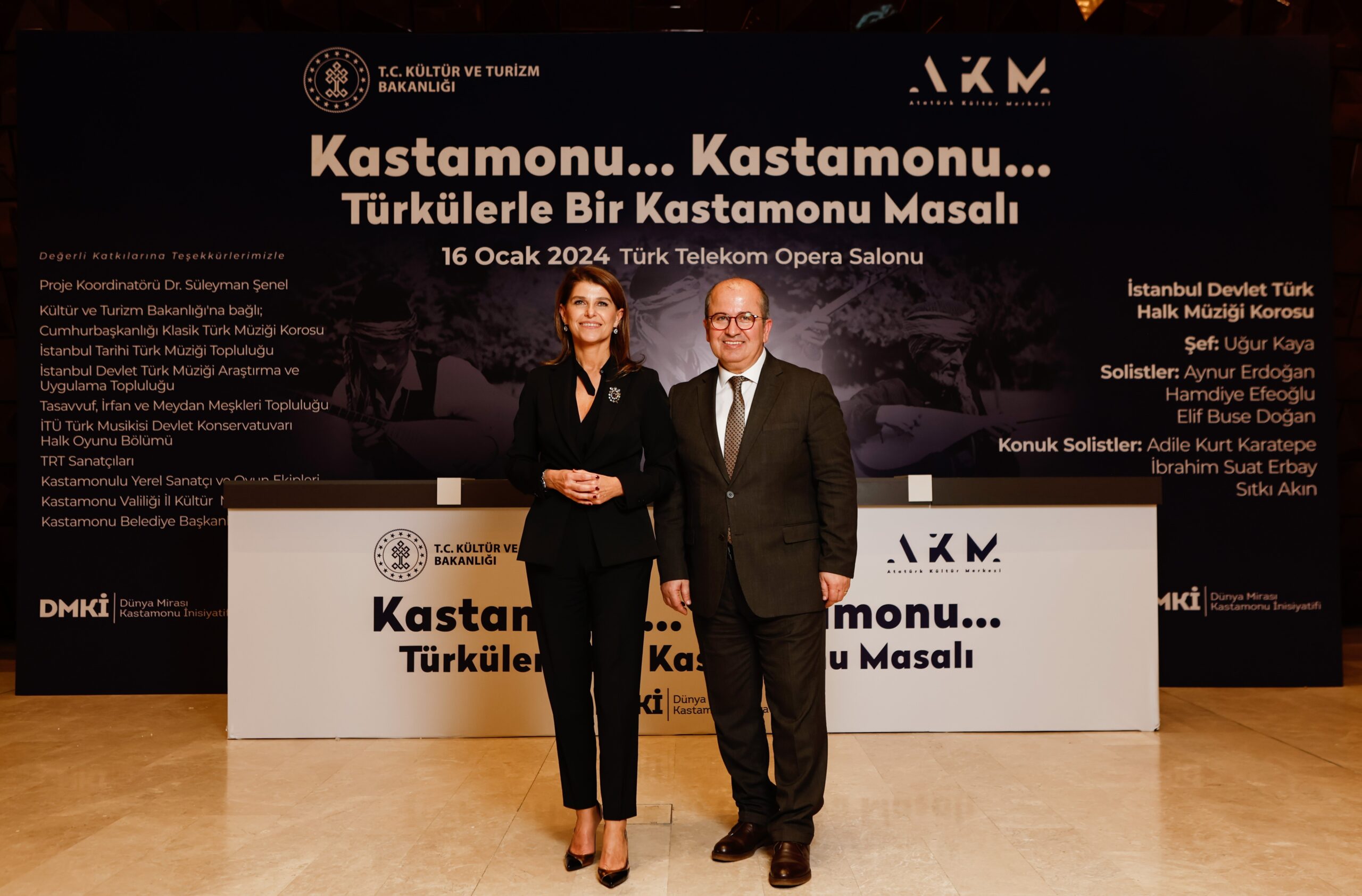 KASTAMONU TÜRKÜLERİ, ATATÜRK KÜLTÜR MERKEZİ’NDE YANKILANDI