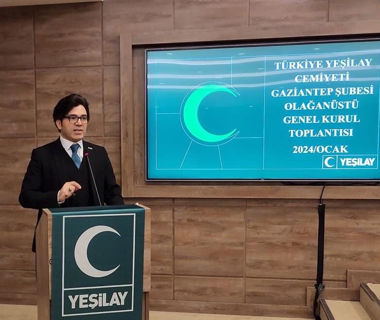 Gaziantep Yeşilay Şubesinin 6 Ocak 2024 tarihinde gerçekleştirdiği Genel Kurulda, Gaziantep Üniversitesi Tıp Fakültesi Dekan Yardımcısı Prof. Dr. Haluk Şen, Gaziantep Yeşilay Şubesi başkanı seçildi. 