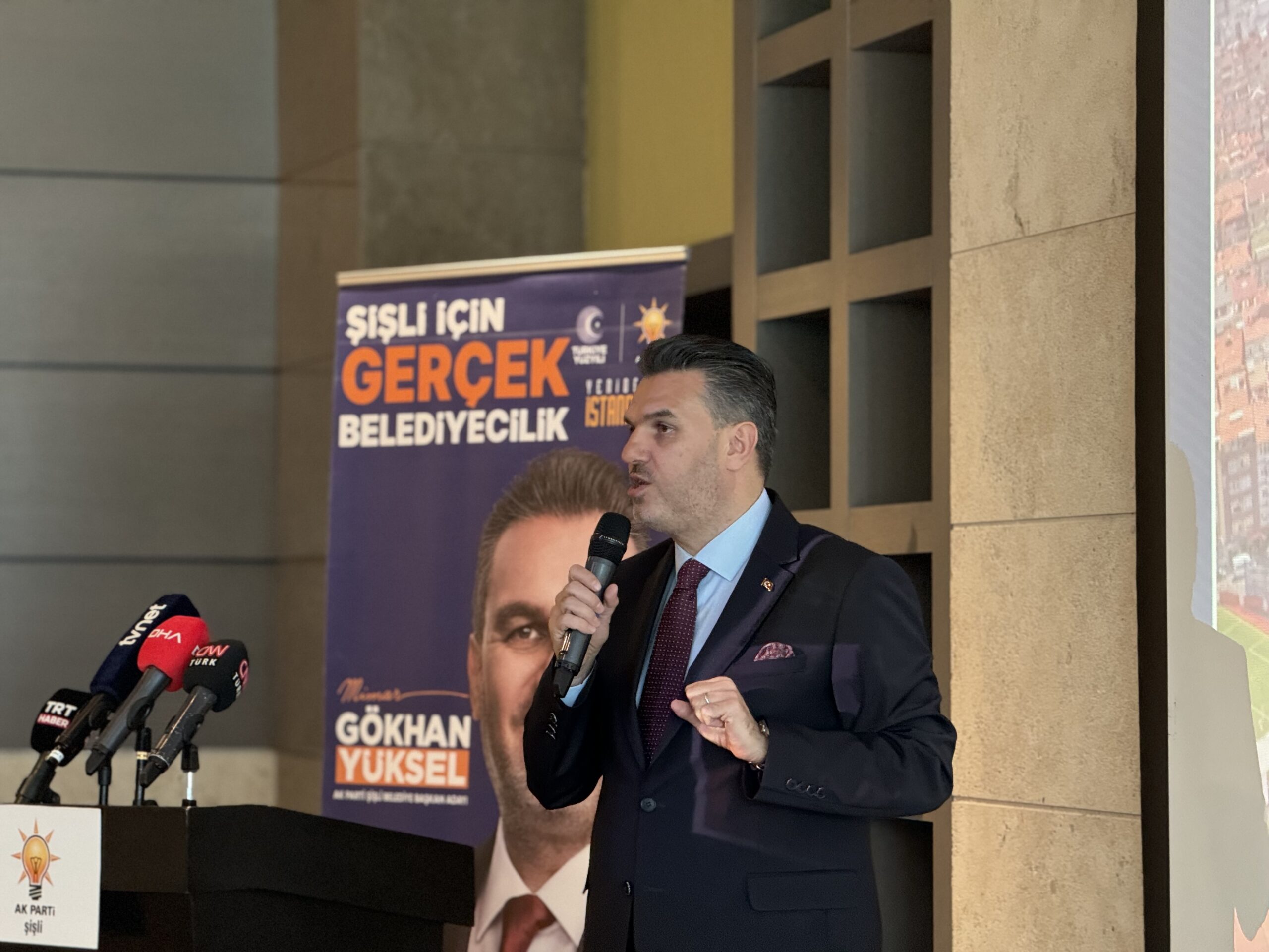 AK PARTİ ŞİŞLİ BELEDİYE BAŞKAN ADAYI MİMAR GÖKHAN YÜKSEL PROJELERİNİ TANITTI