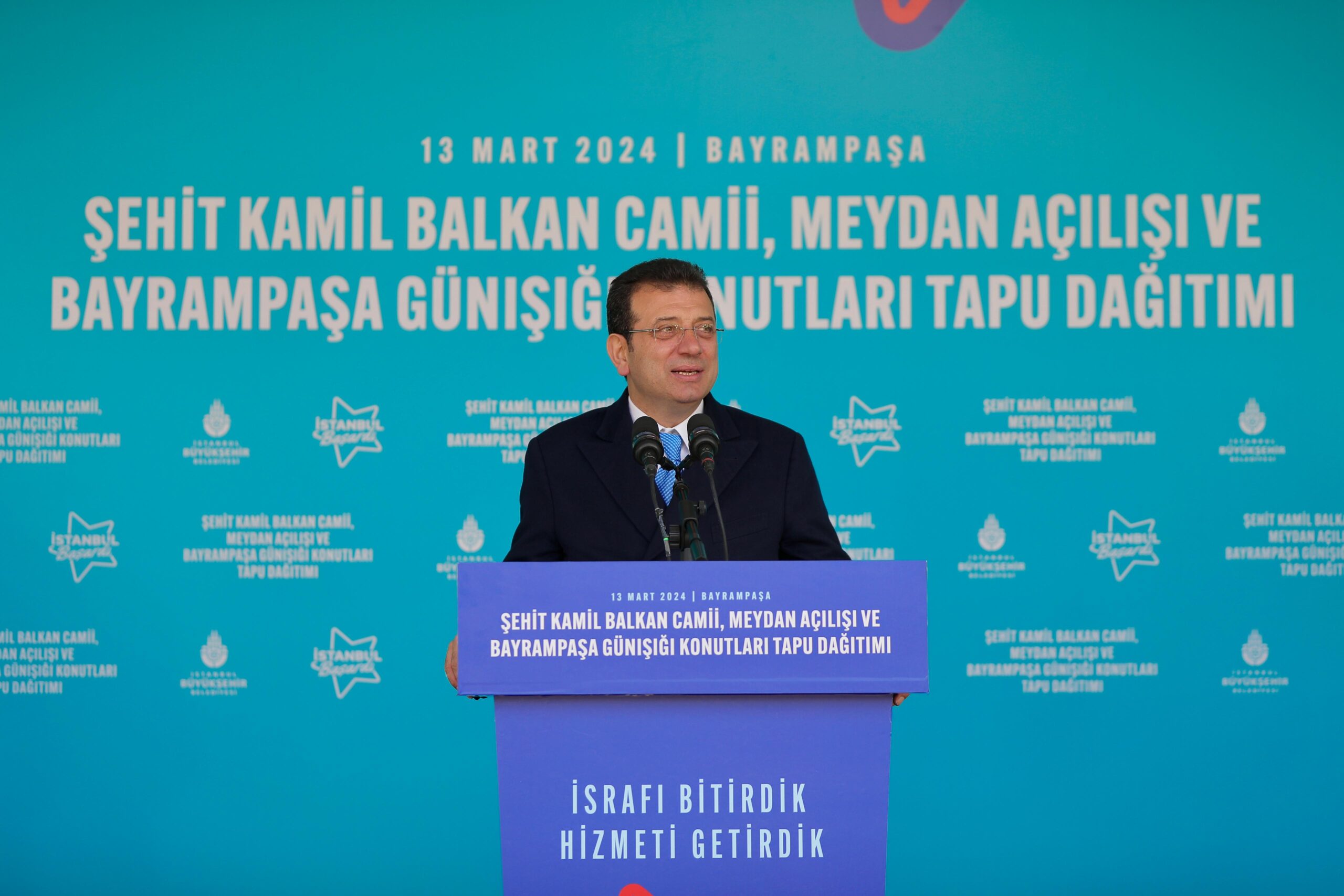 BAŞKAN İMAMOĞLU: RANTÇILIK, PARTİZANLIK DEĞİL, MİS GİBİ BELEDİYECİLİK YAPTIĞIMIZ İÇİN BİZE GÜVENİYORLAR