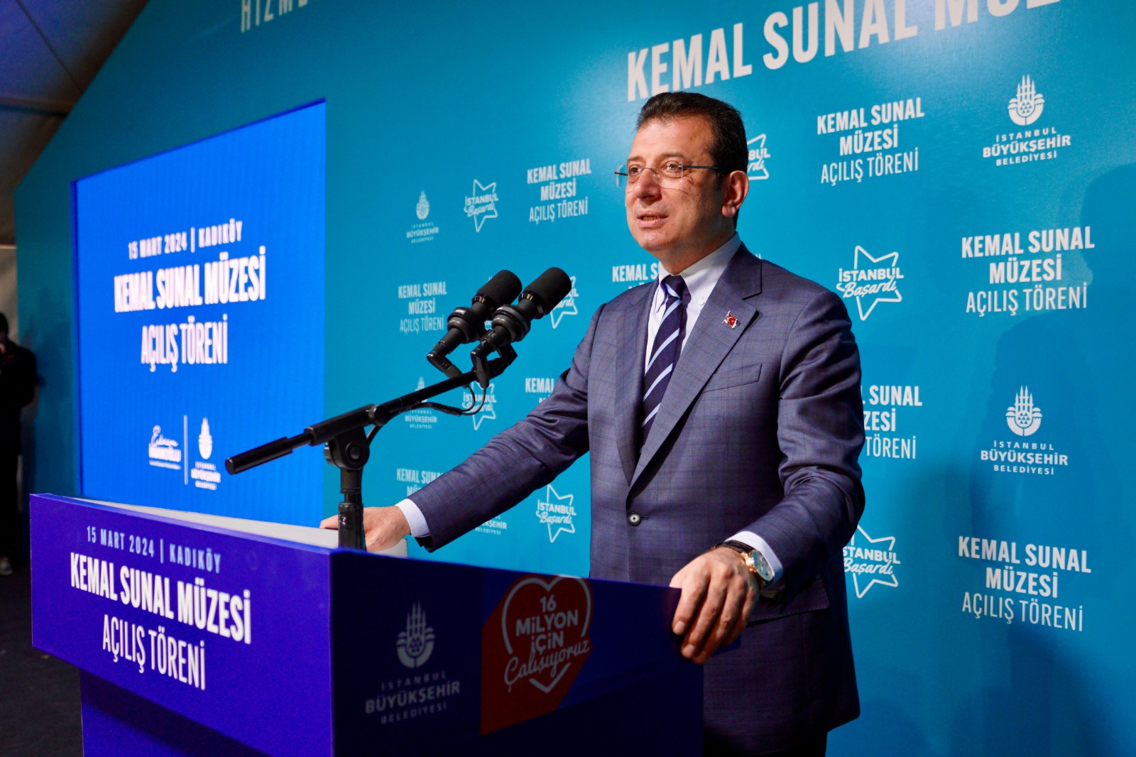 ‘KEMAL SUNAL MÜZESİ’ AÇILDI  İMAMOĞLU: ‘TAM YOL İLERİ’ DİYEREK YÜRÜMEK DEĞİL, KOŞMAK İSTİYORUZ