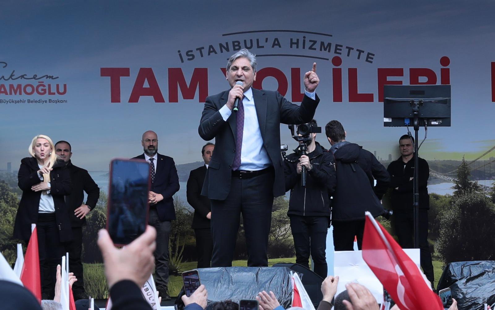 Ümraniye’de Coşkulu Miting: Aykut Erdoğdu’nun Sözleri Binlerce İnsanı Etkiledi