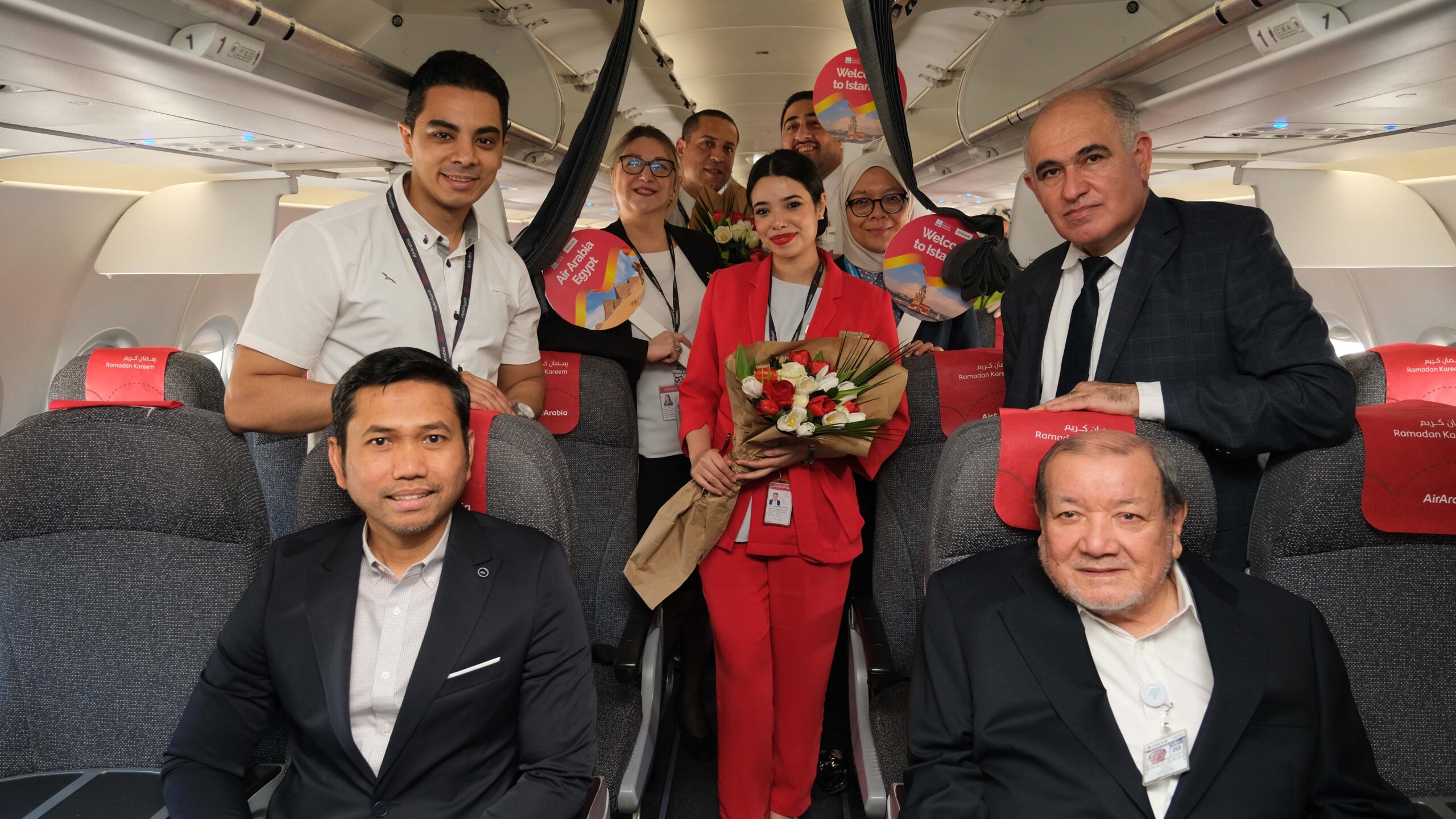Sabiha Gökçen’den Air Arabia Egypt ile   Kahire uçuşları başladı