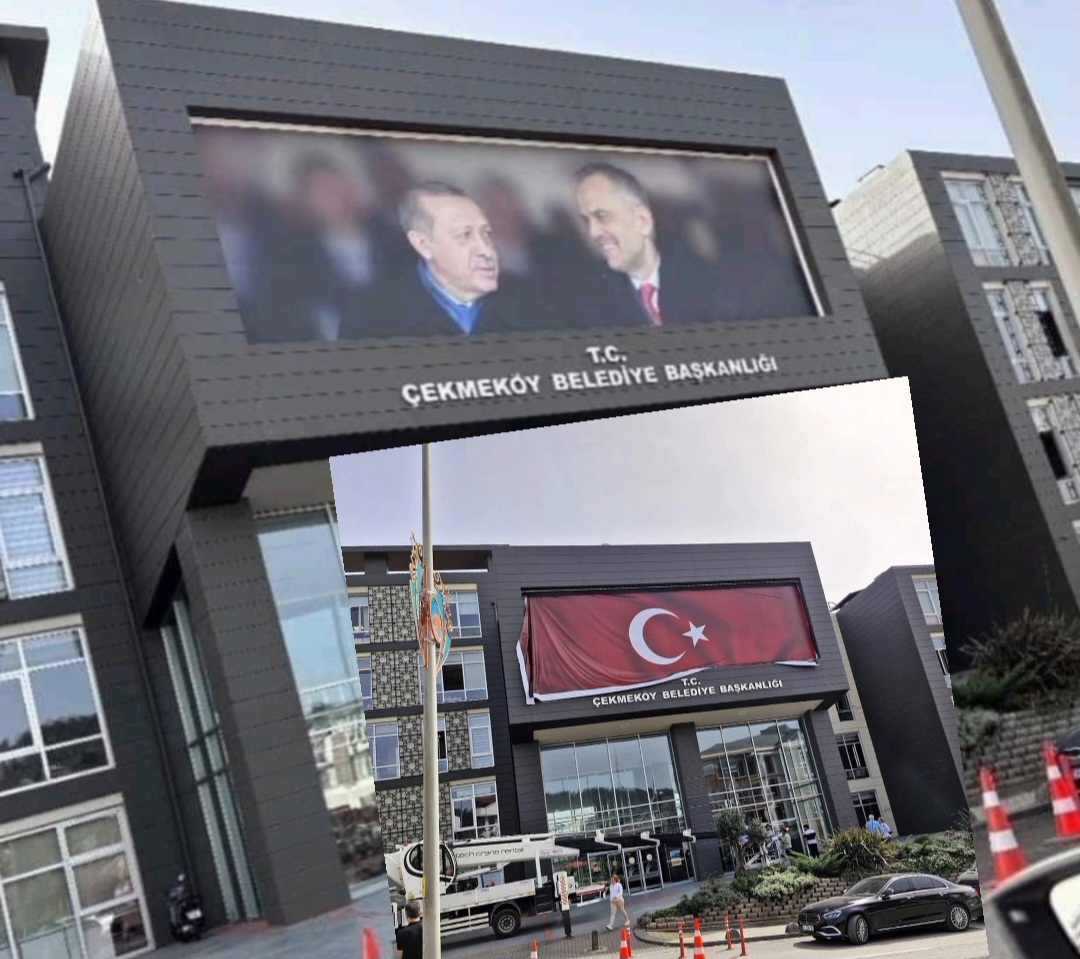 Çekmeköy Belediyesi’nde Sembole Dayalı Değişim: Türk Bayrağı ve TC Amblemi Yeniden Öne Çıkıyor”