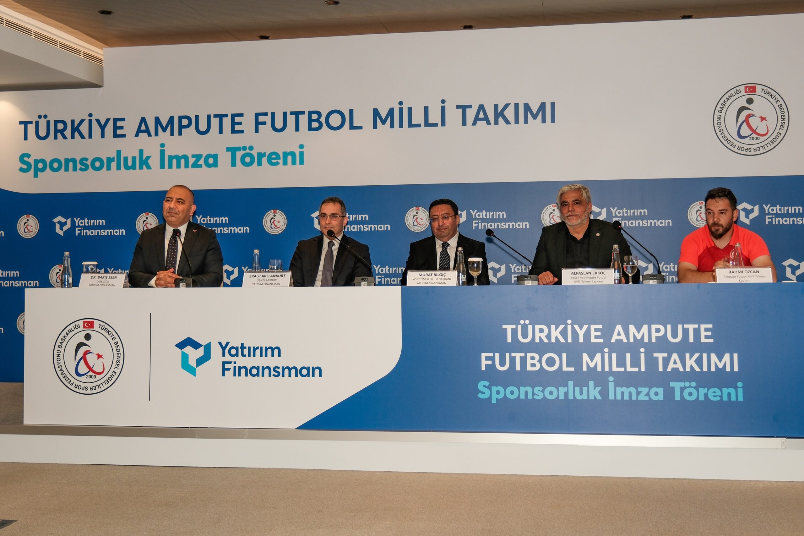 Yatırım Finansman, Ampute Futbol Milli Takımı’na Sponsor Oldu