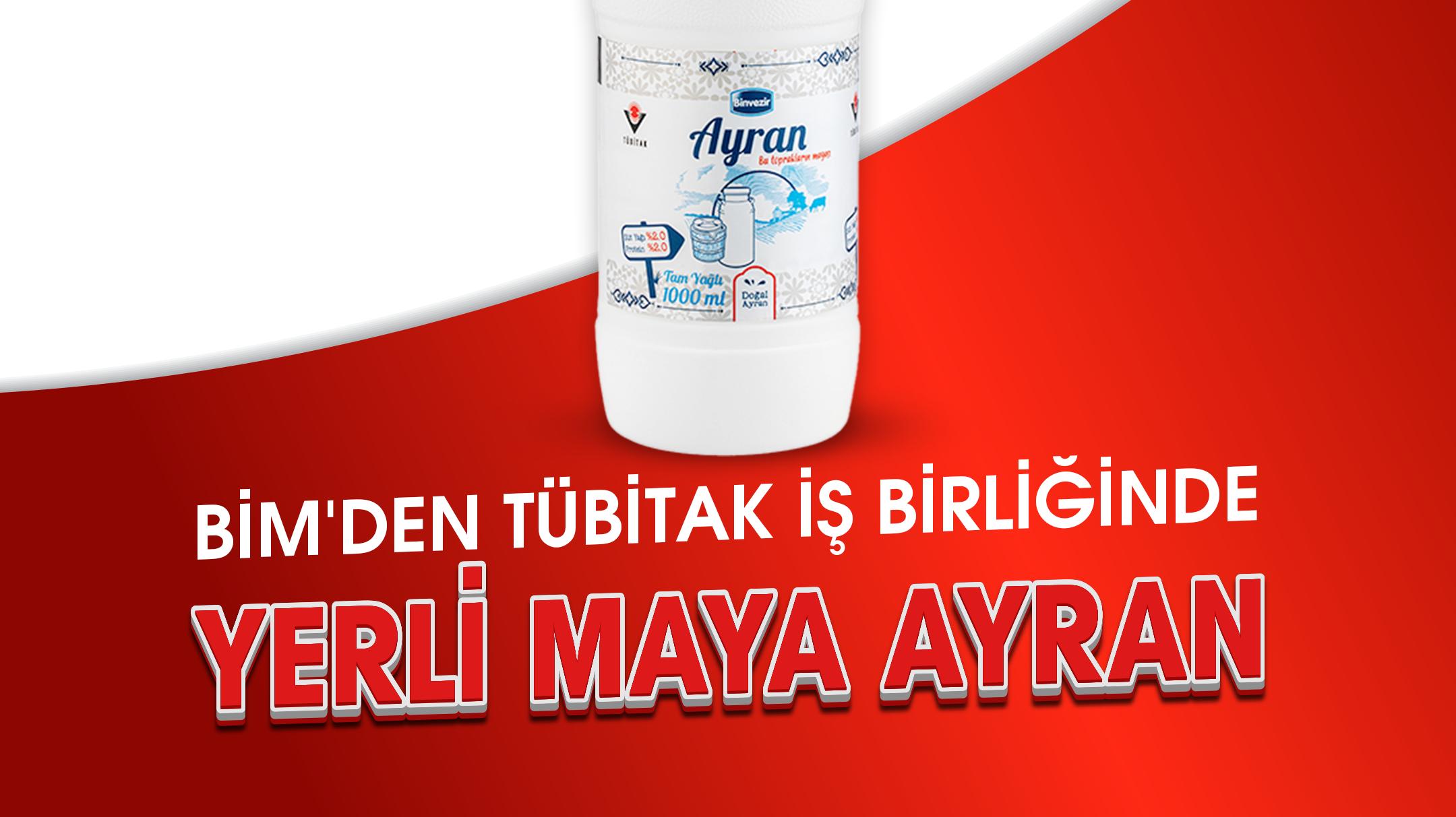 BİM’den TÜBİTAK İş Birliğinde Yerli Maya Ayran 