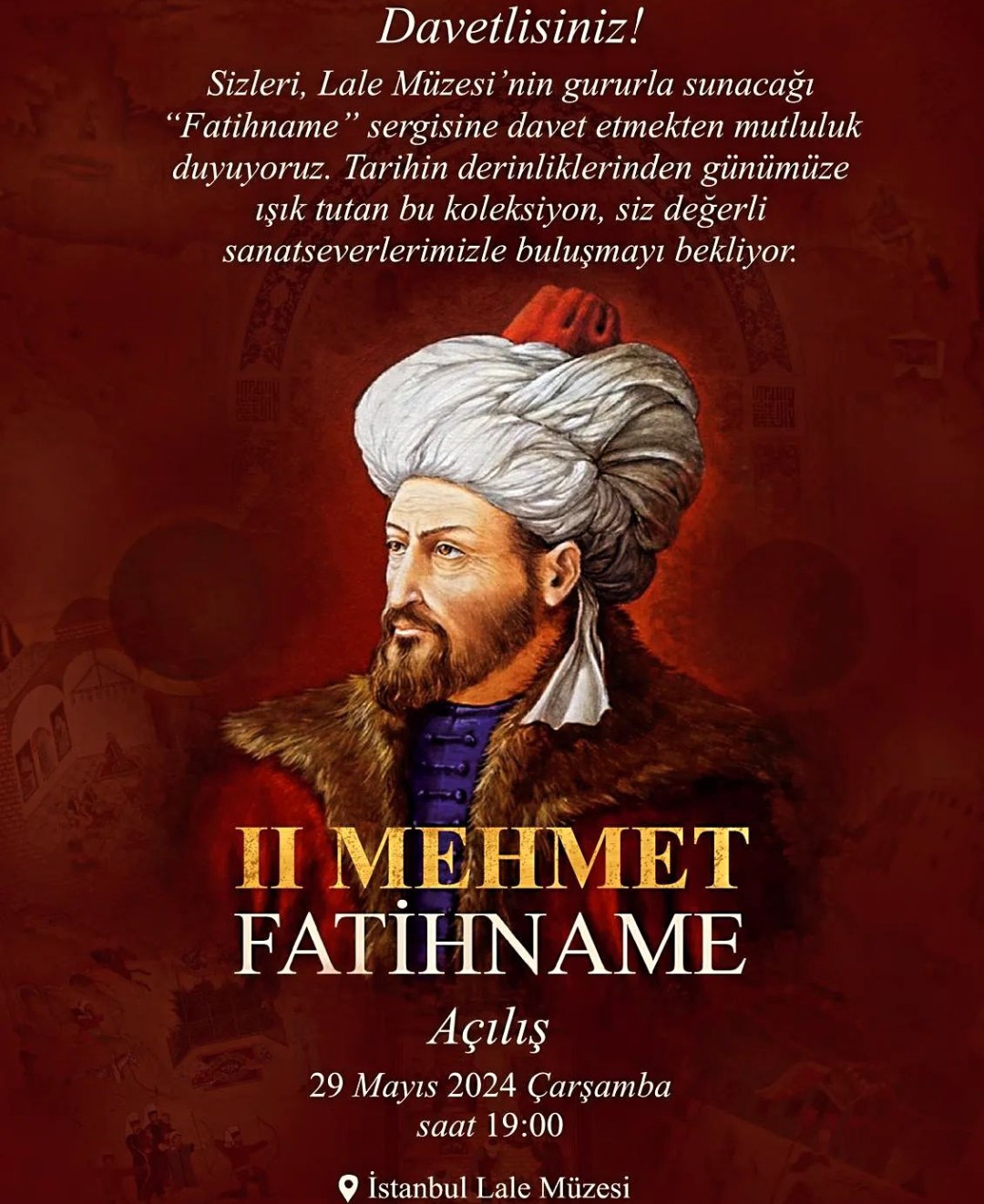 Fatih Sultan Mehmet’in Hayatı Minyatürlerle Canlanıyor: “Fatihname” Sergisi Dikkat Çekiyor