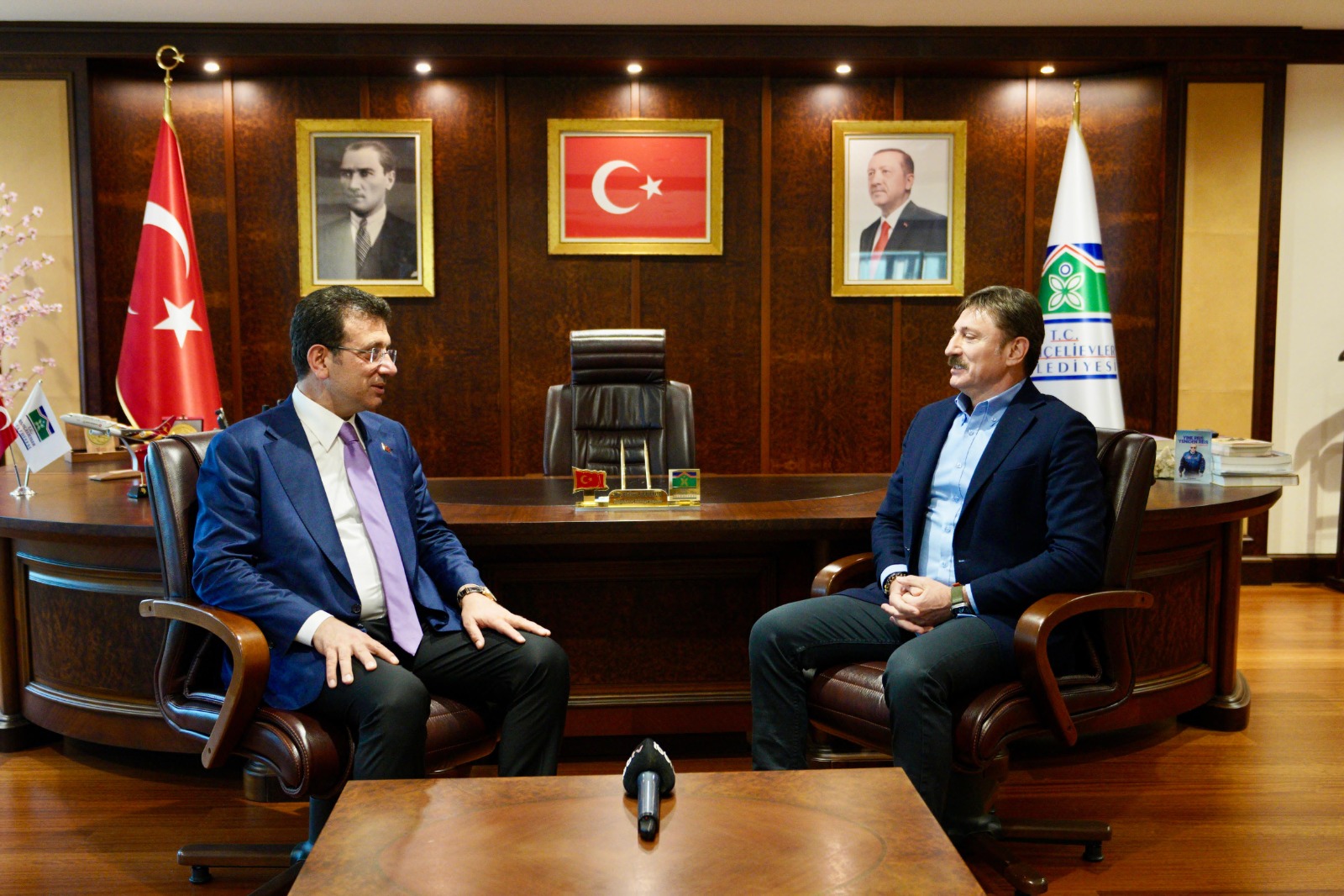 İmamoğlu’ndan Bahçelievler Belediye Başkanı Bahadır’a Tebrik Ziyareti