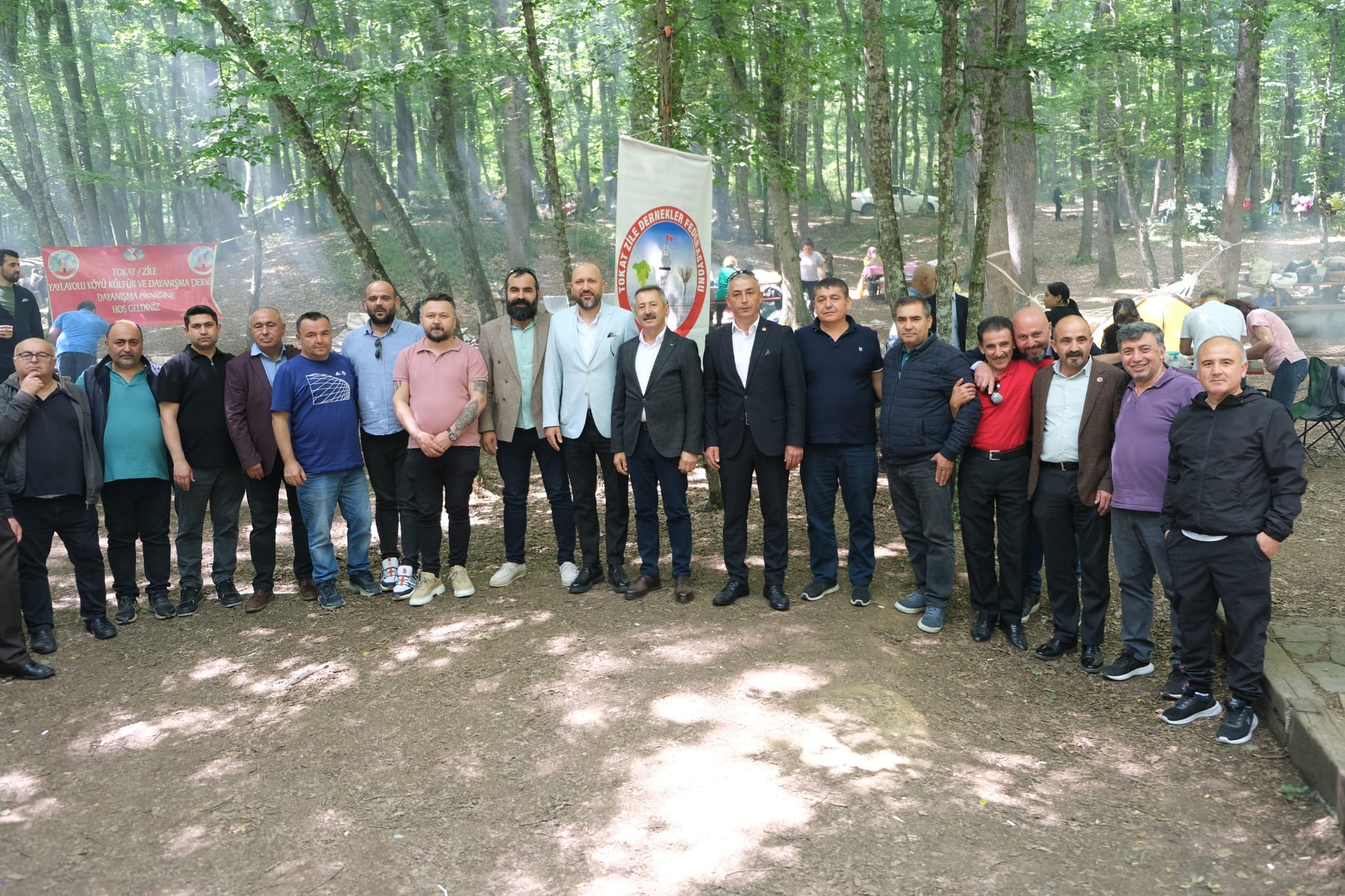 CHP Zile İlçe Başkanı Ali Rıza Bozdemir, Tokat Zile Dernekler Federasyonu Pikniğinde Hemşerileriyle Buluştu