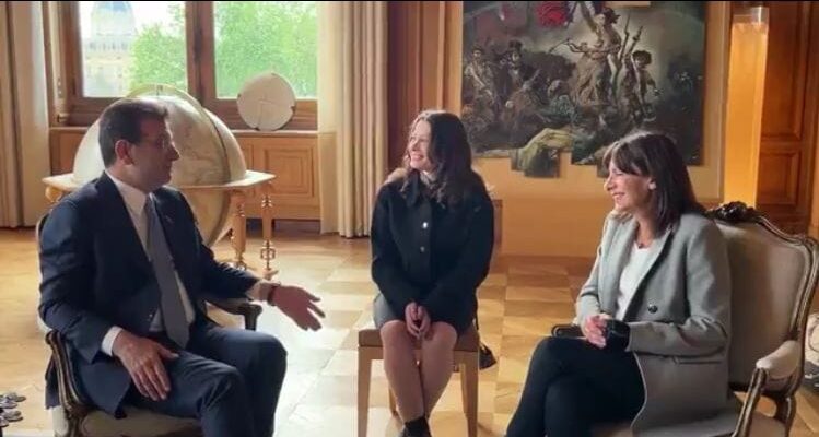 “İmamoğlu, Paris Belediye Başkanı Hidalgo ile Görüştü”