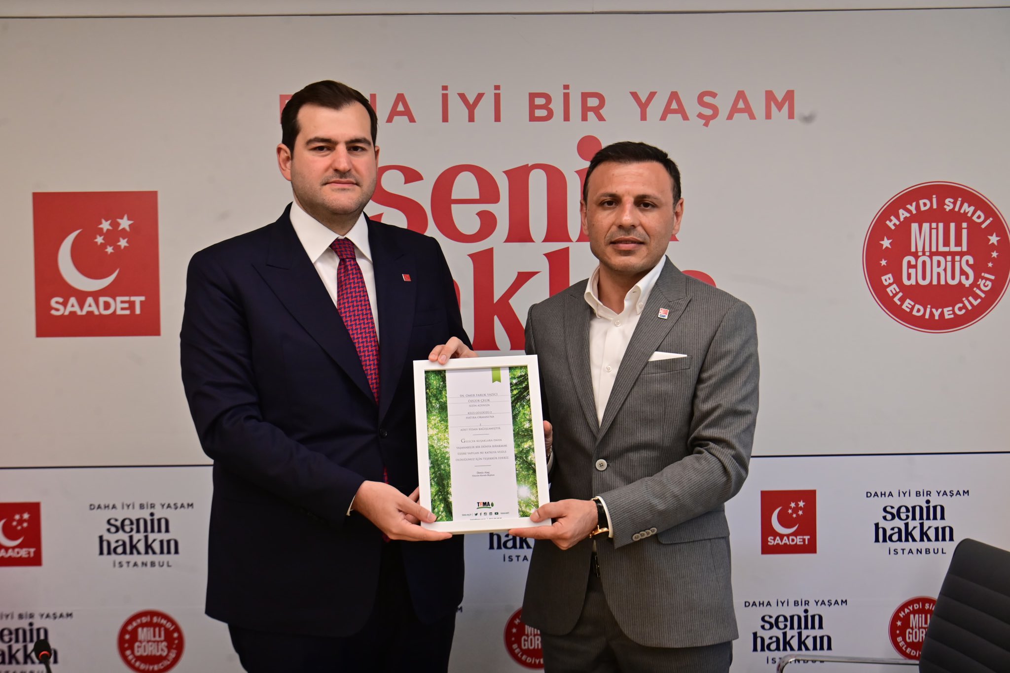 CHP İstanbul İl Başkanı Özgür Çelik’ten Saadet Partisi’ne Ziyaret