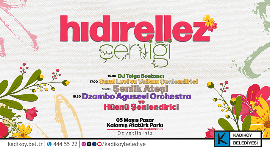 Kadıköy’de Hıdırellez Şenliği.