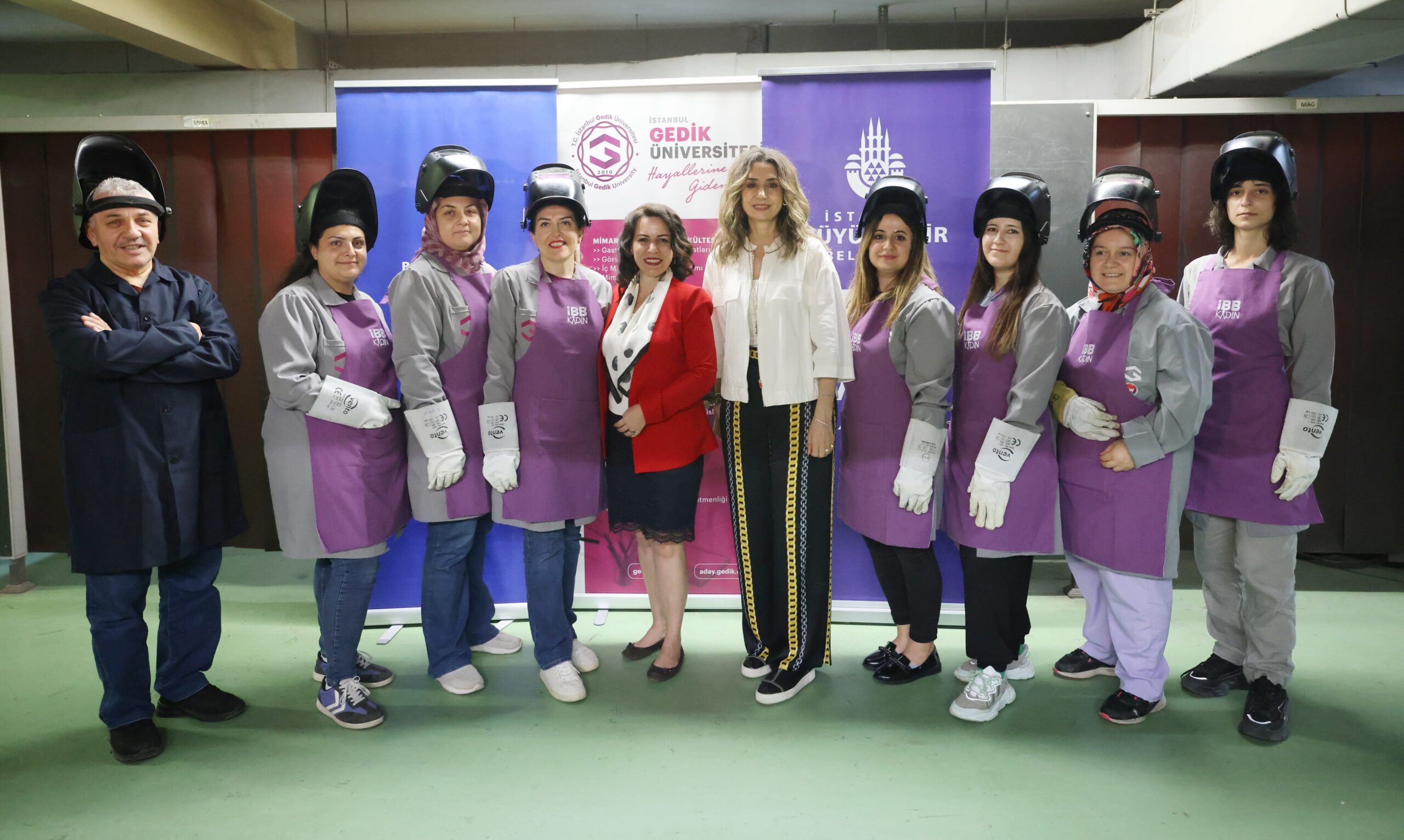 İBB’DEN KADINLAR İÇİN ‘KAYNAKÇILIK ATÖLYESİ’