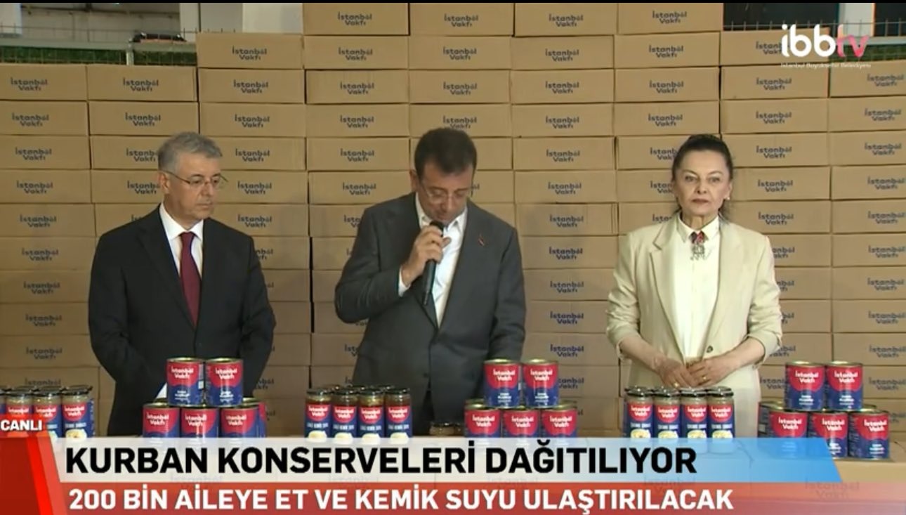İBB Başkanı Ekrem İmamoğlu: “150 Milyon TL Kurban Bağışı Topladık”