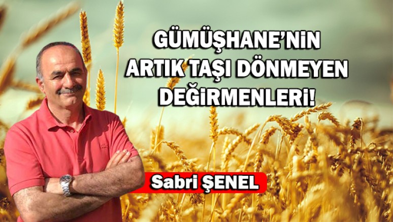 Eğitimci Sabri Şenel Yazdı: Gümüşhane’nin Arzular Kabaköy’ünde Tarım ve Değirmen Kültürü