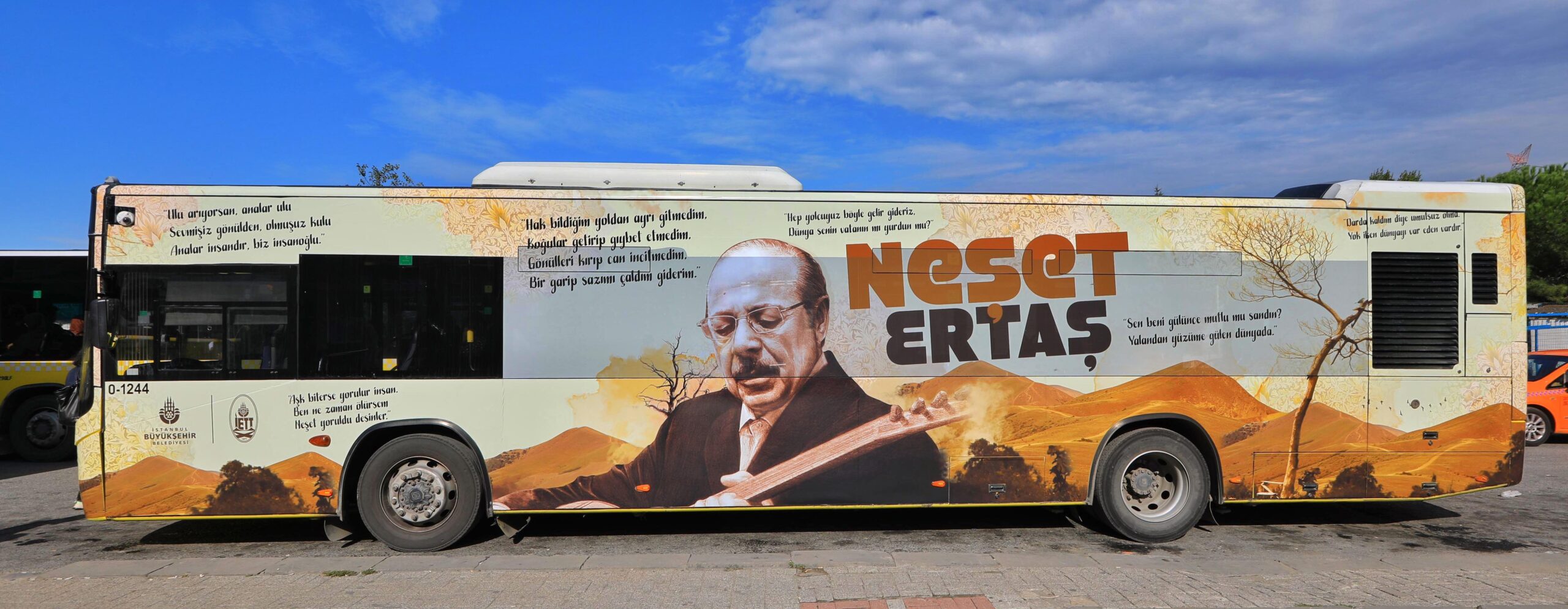 İETT’DEN NEŞET ERTAŞ İÇİN VEFA OTOBÜSÜ