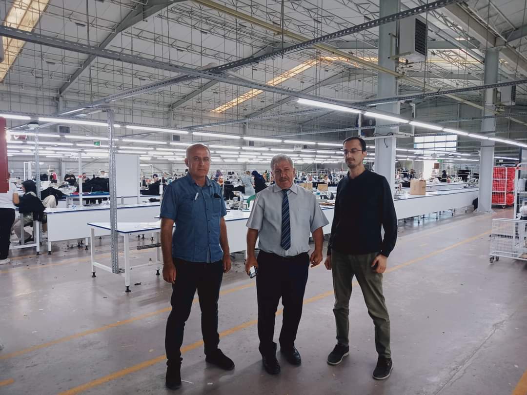 Tokat Sanayi ve Teknoloji İl Müdürü Halil İbrahim Yüksel, Emsam Tekstil’i Ziyaret Etti