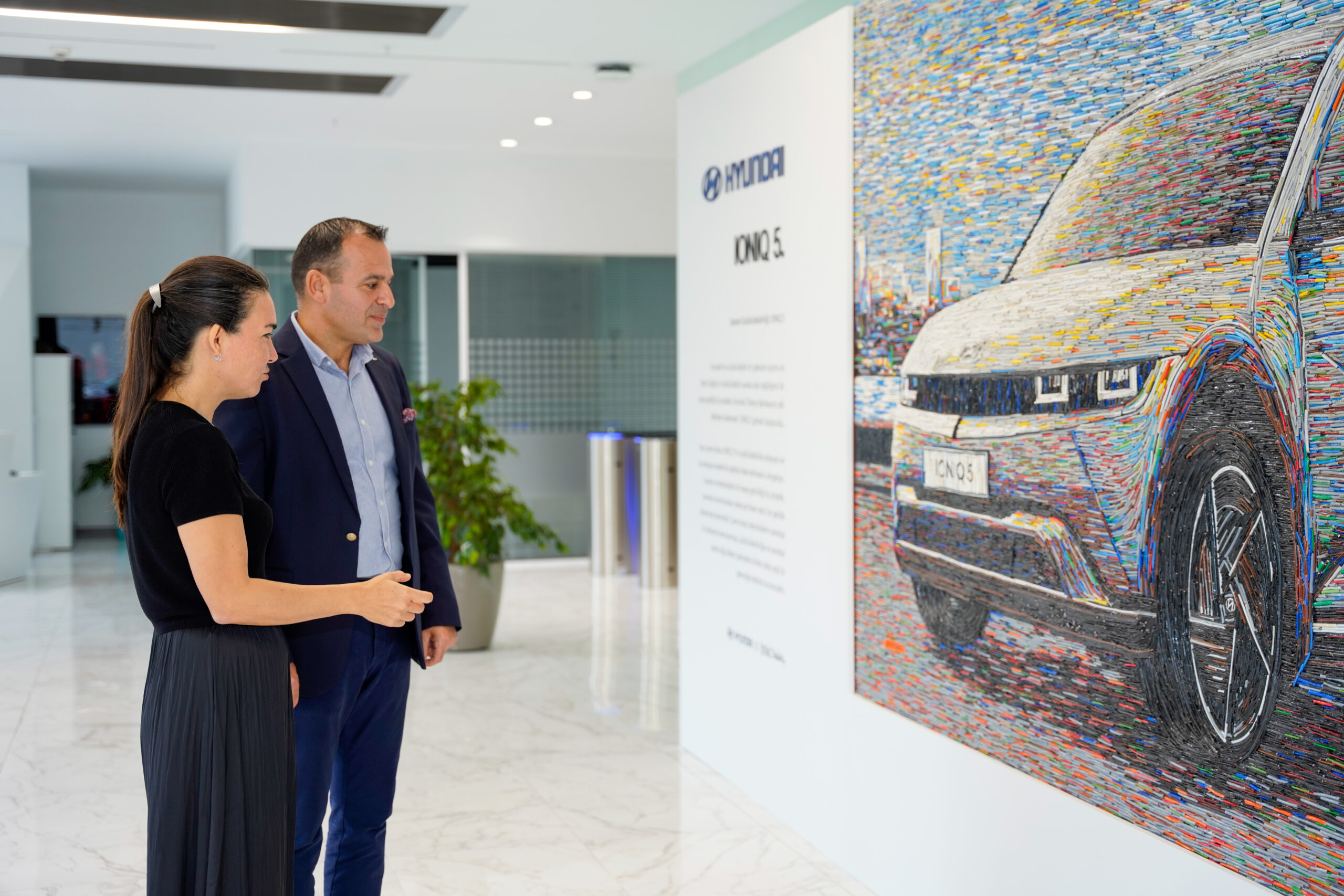 Hyundai Assan ve Deniz Sağdıç Sürdürülebilirliği Sanata Dönüştürüyor.