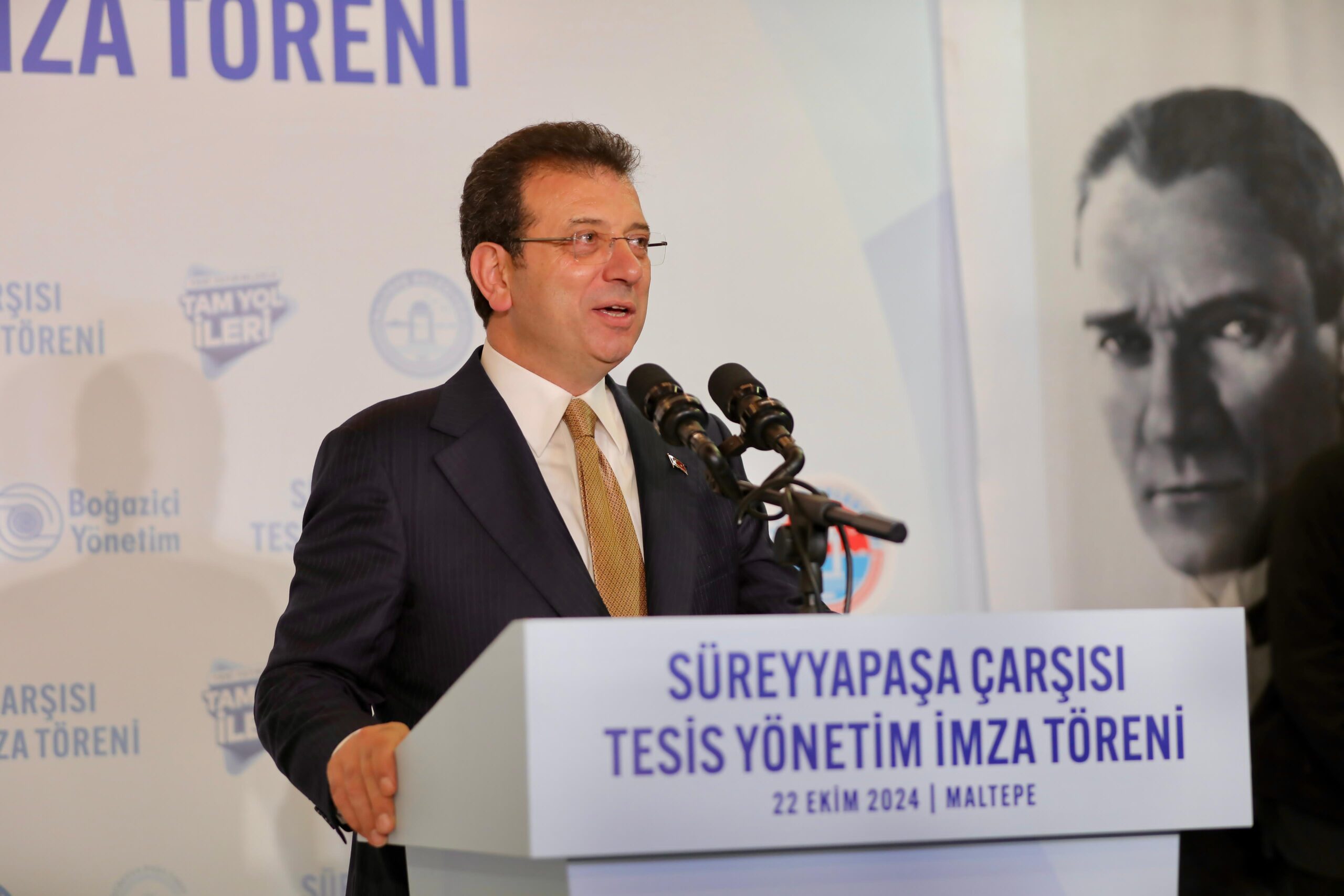 BAŞKAN İMAMOĞLU: BU MEMLEKETİN HİÇBİR KONUSU BİR KİŞİNİN İKİ DUDAĞI ARASINDA DURMAZ