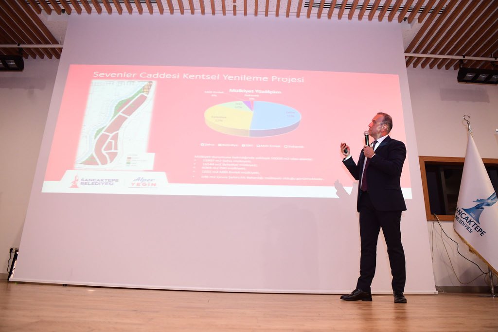 Sancaktepe Belediye Başkanı Alper Yeğin, Kentsel Yenileme Projesi Hakkında Bilgilendirme Toplantısı Düzenledi