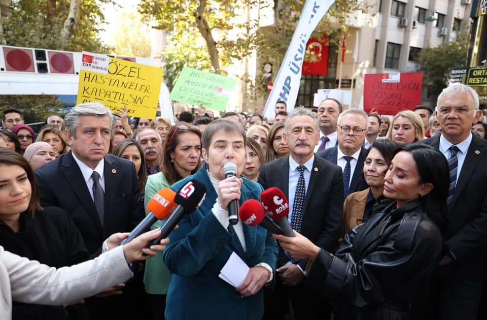 Sarıyer’de Yenidoğan Çetesi Protestosu