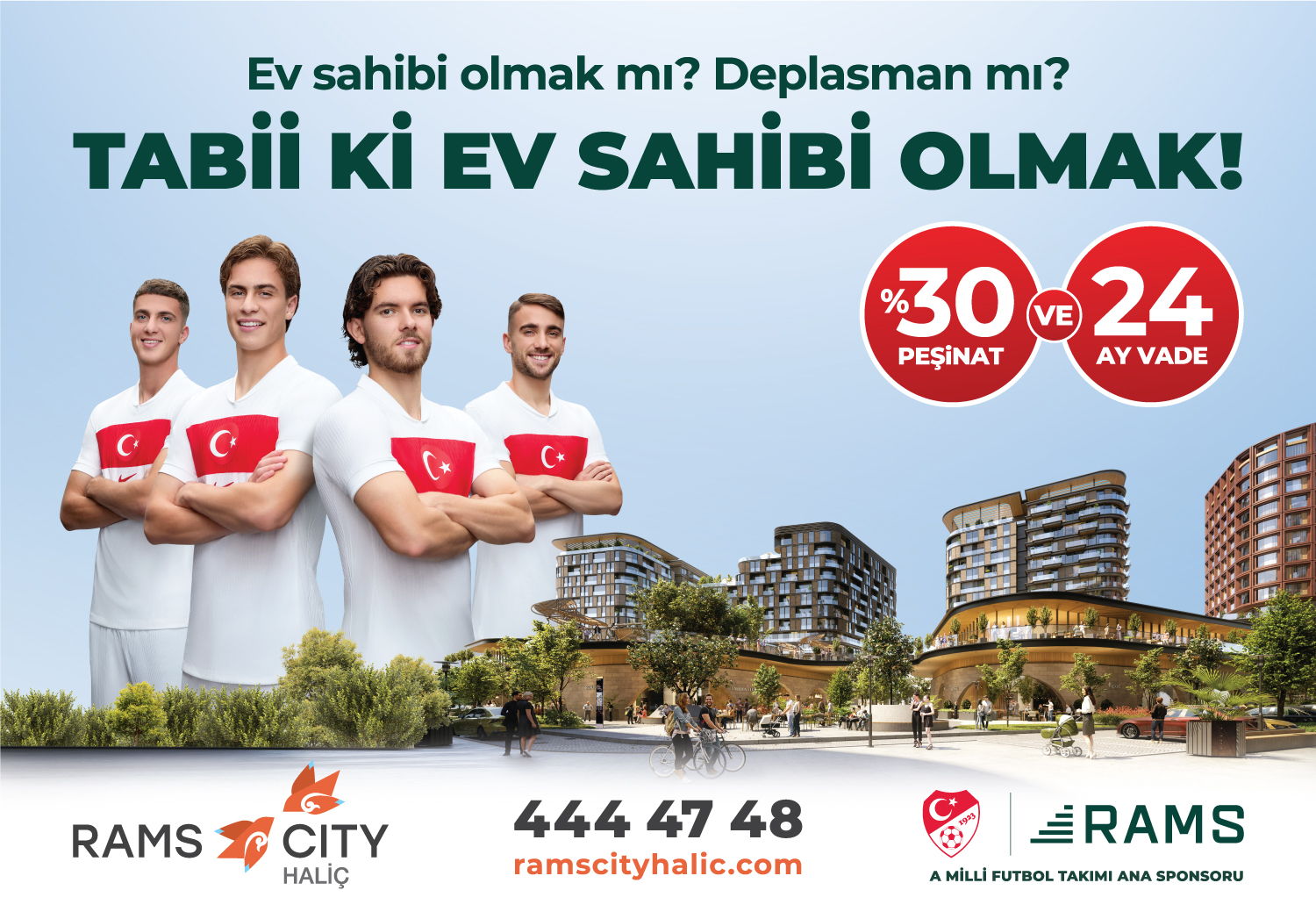 A Milli Futbol Takımı Ana Sponsoru RAMS’tan Ev Sahibi Yaptıran Kampanya!