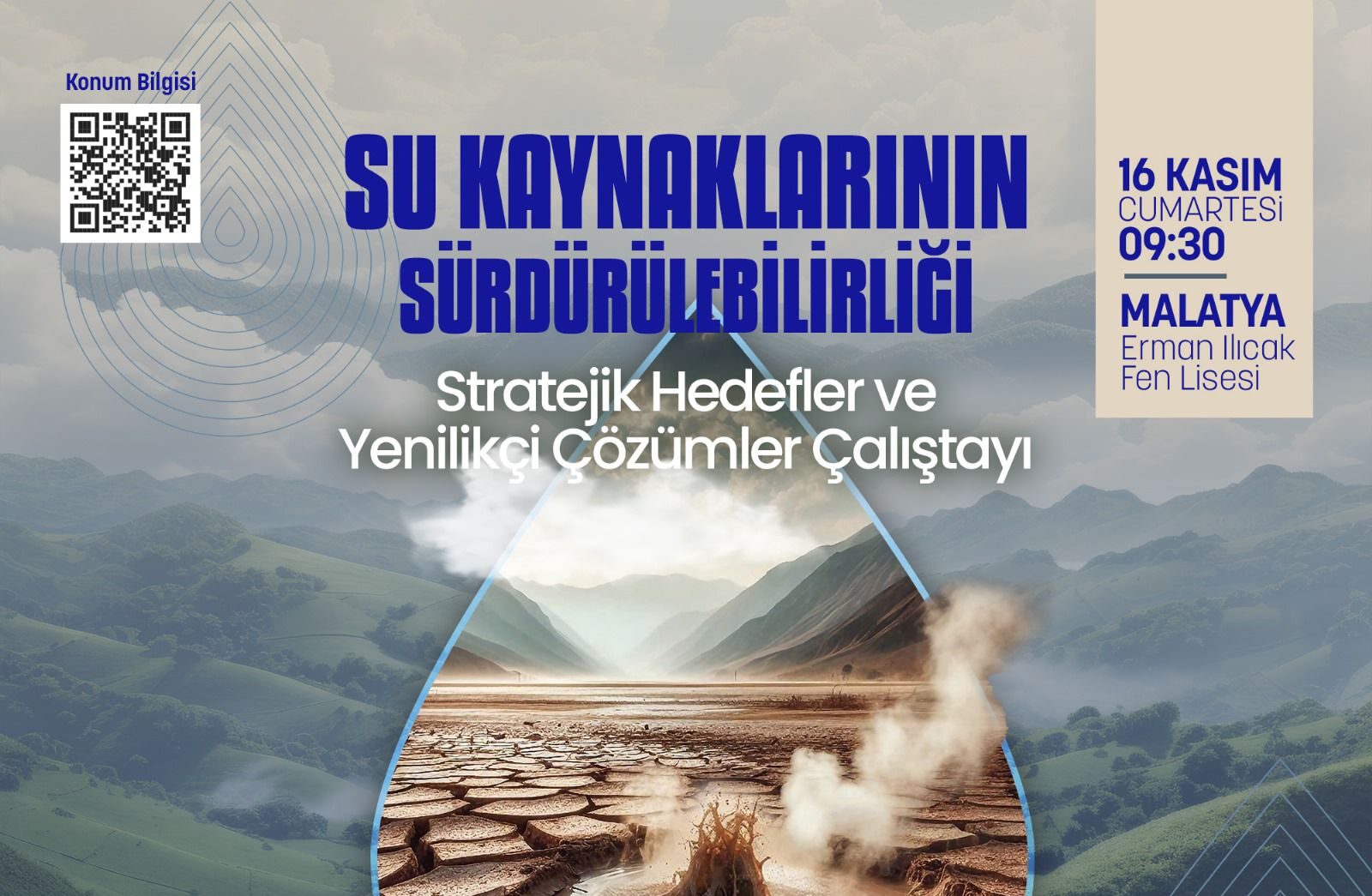Su Kaynaklarının Sürdürülebilirliği İçin Uzmanlar Malatya’da Buluşuyor!