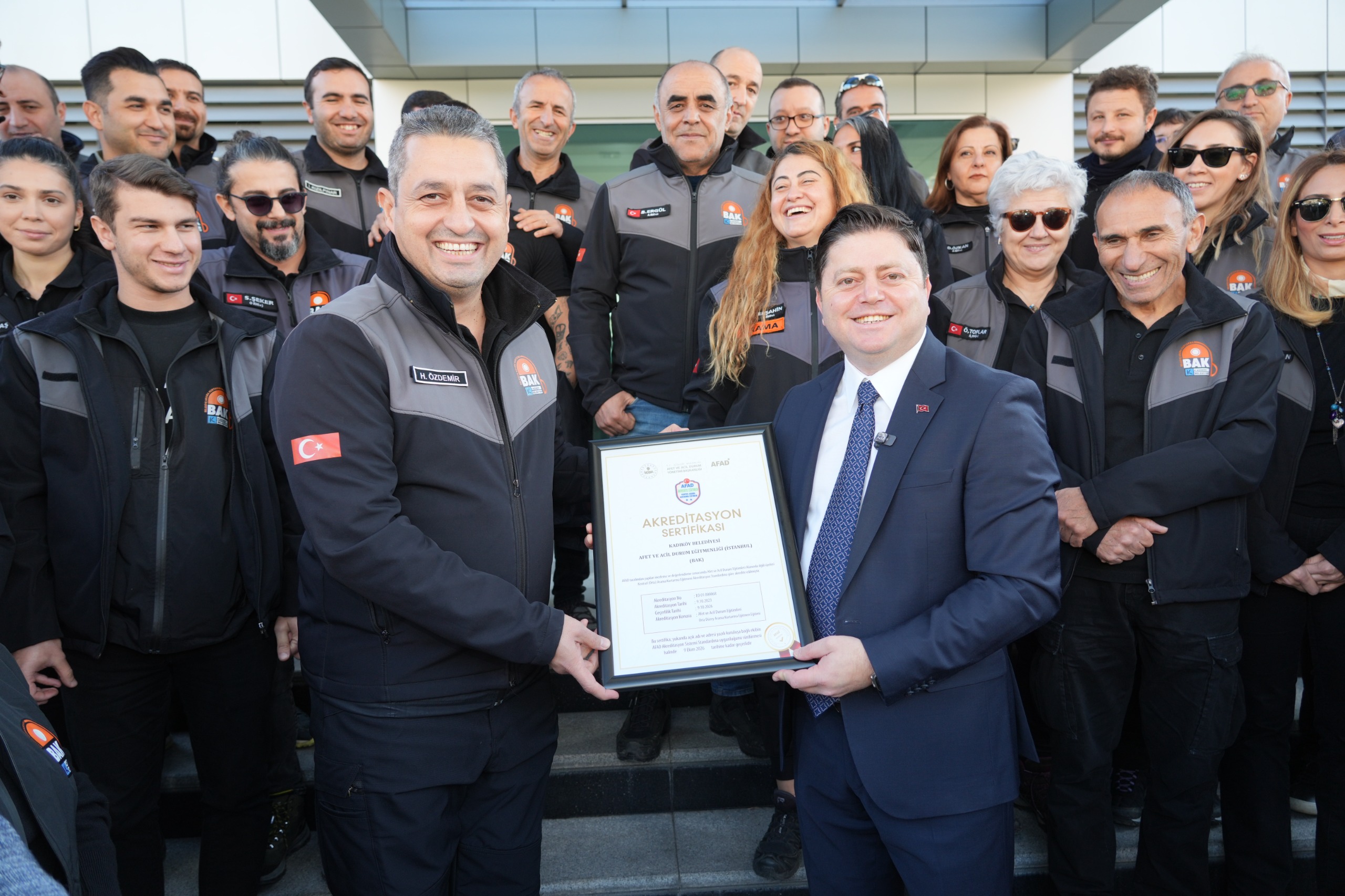 KADIKÖY BELEDİYESİ ARAMA KURTARMA TAKIMI AFAD’DAN TAM YETKİ ALDI.