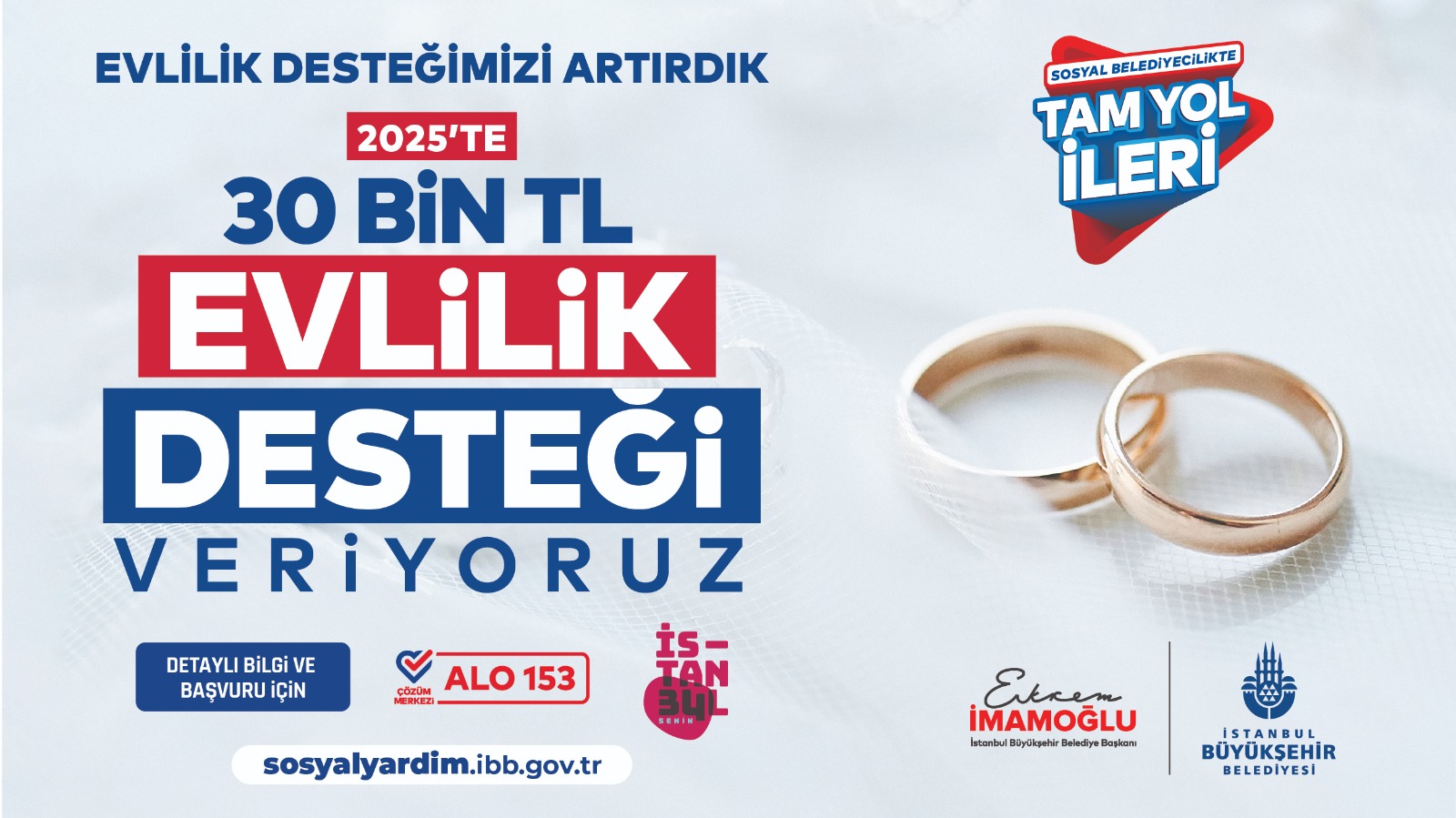 EVLİLİK DESTEĞİ” 30 BİN TL’YE ÇIKARILDI
