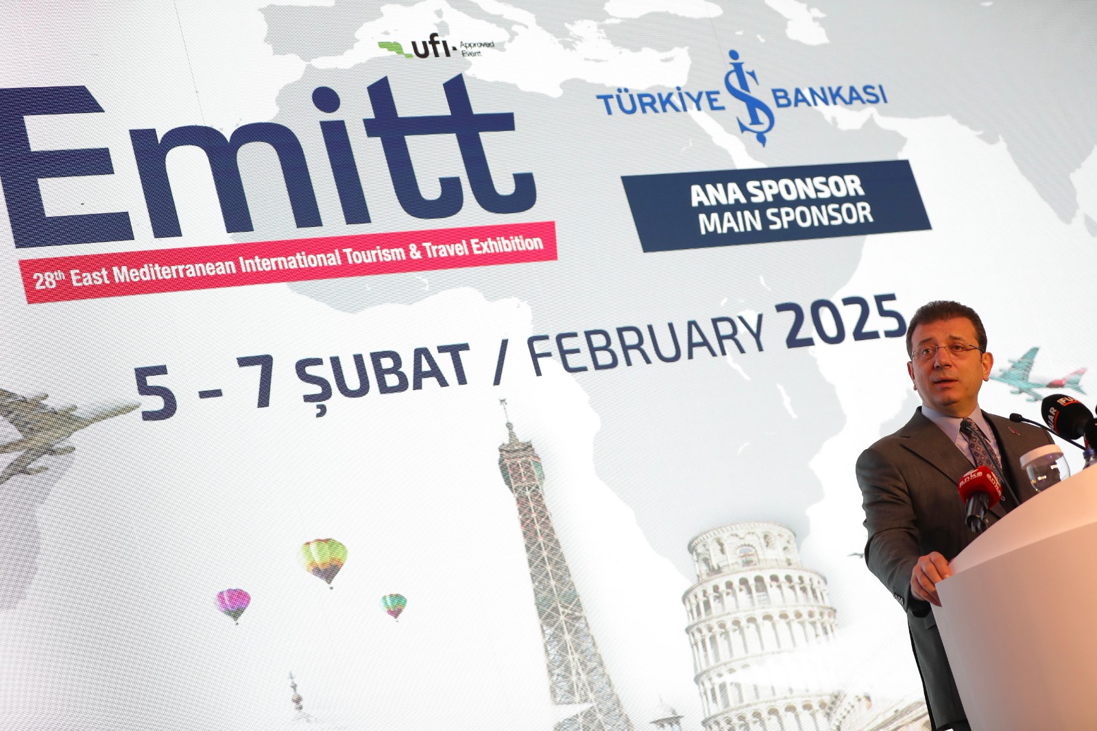 İMAMOĞLU 28.DOĞU AKDENİZ ULUSLARARASI TURİZM VE SEYAHAT FUARI AÇILIŞINDA KONUŞTU