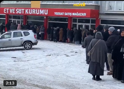 Yozgat’ta Kar Altında Ucuz Et Kuyruğu: Ekonomik Krizin Derin Yansımaları