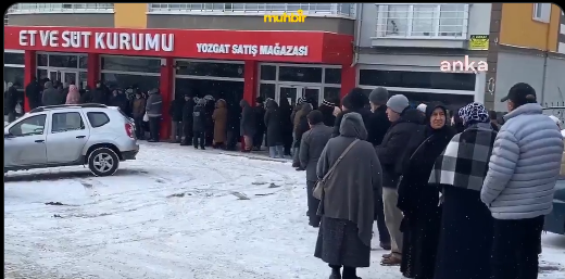 Yozgat’ta Kar Altında Ucuz Et Kuyruğu: Ekonomik Krizin Derin Yansımaları