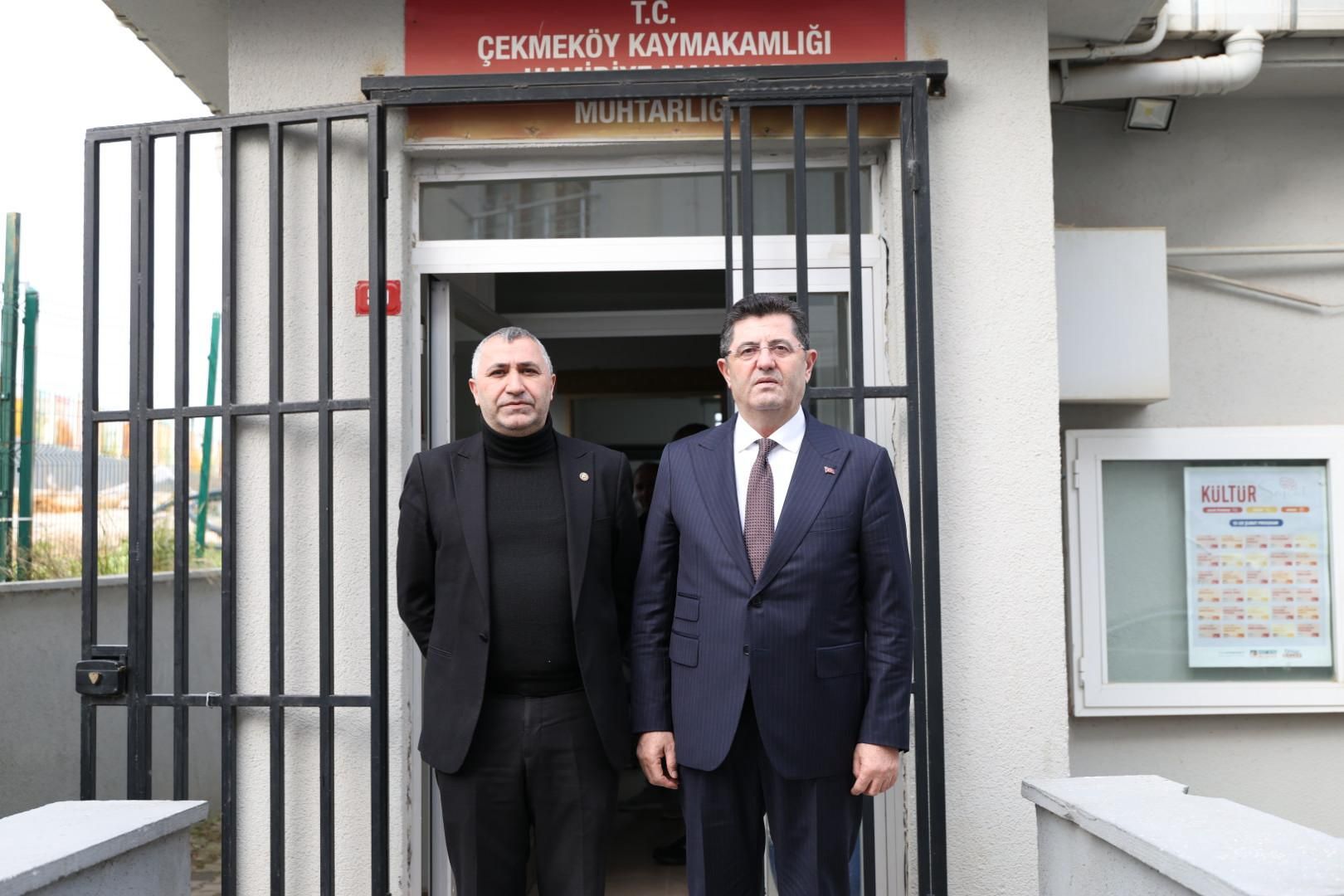 Çekmeköy Hamidiye Mahallesi Muhtarı Turgay Bozkurt, Belediye Başkanı Orhan Çerkez’e Teşekkür Etti