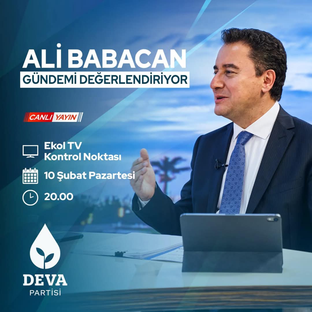 Ali Babacan: “Yeni Yol’un özü vatandaşlarımızı iktidar ile ana muhalefet arasına sıkıştırıp bırakmamak, Türkiye’yi çaresizlikten kurtarmak”