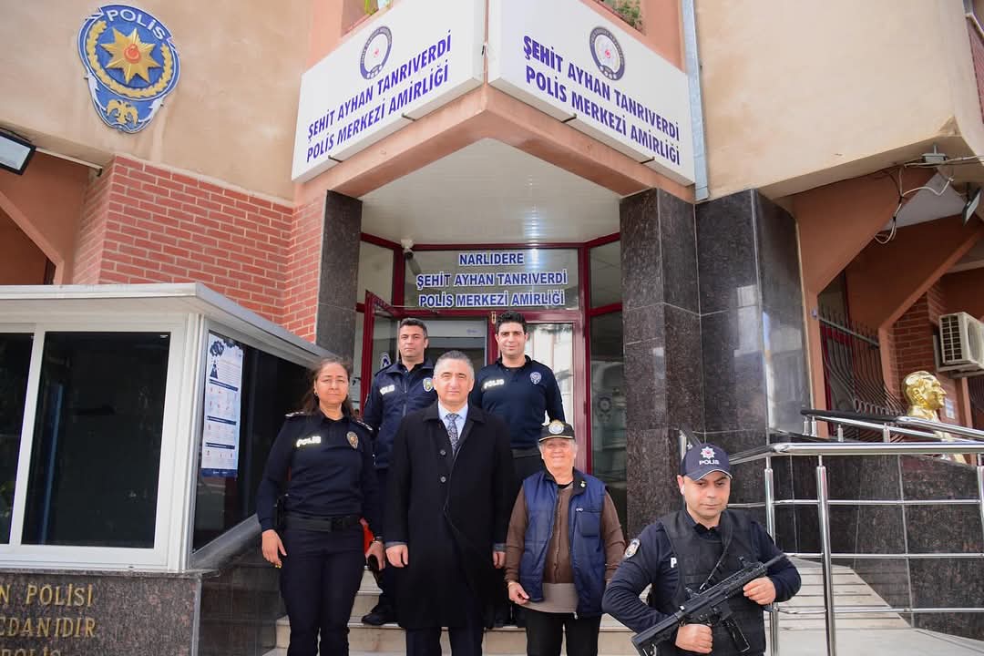 Narlıdere Kaymakamı Dervişoğlu'ndan Polis Merkezi Ziyareti