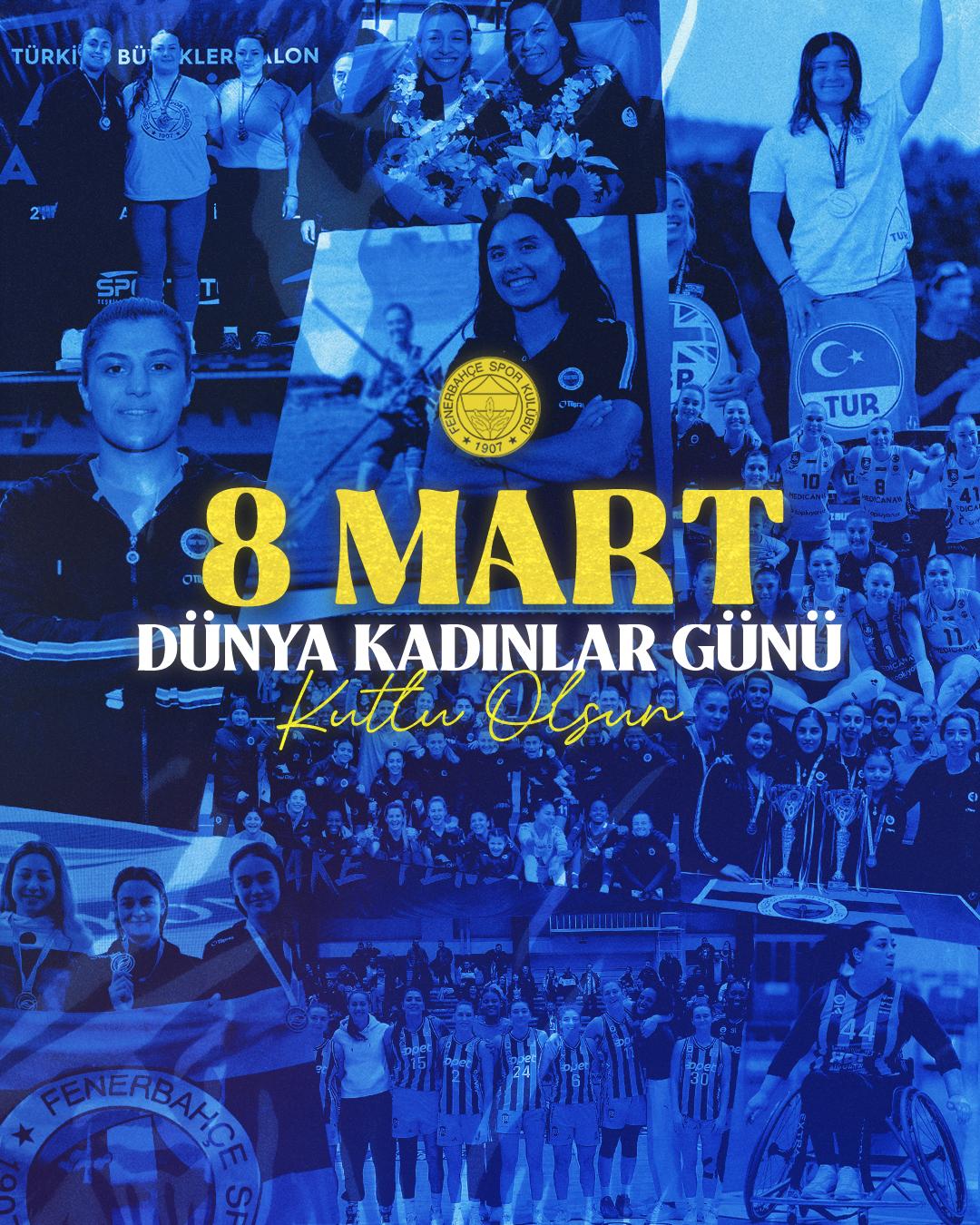 Fenerbahçe Spor Kulübü'nden 8 Mart Dünya Emekçi Kadınlar Günü Kutlaması