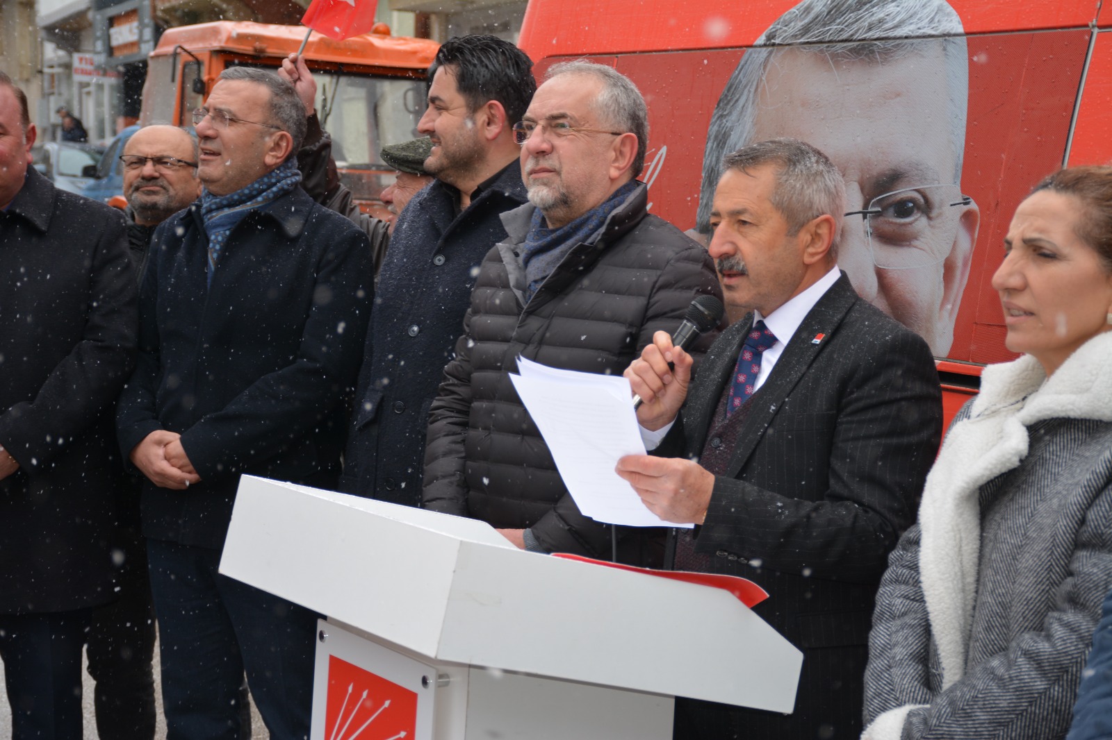 Zile Cumhuriyet Halk Partisi’nden Ekrem İmamoğlu’na Destek Protestosu