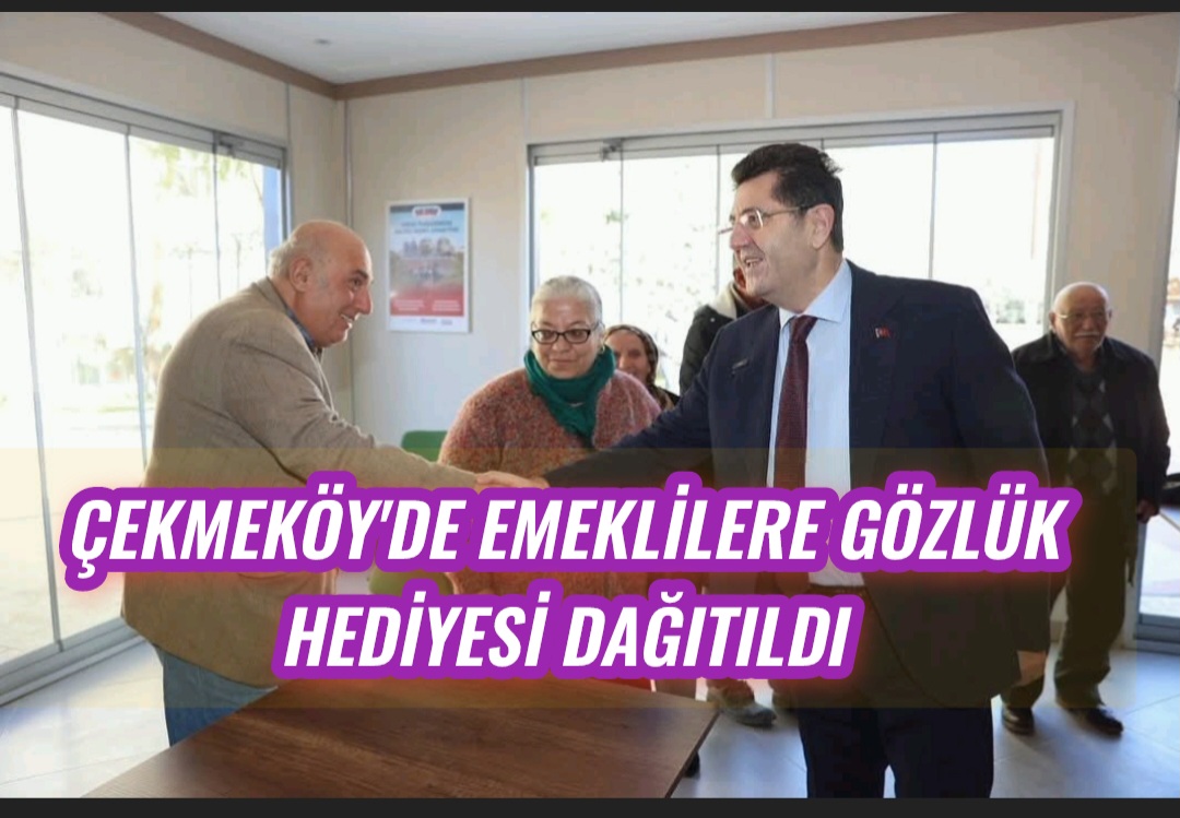 Çekmeköy’de Emeklilere Gözlük Hediyesi Dağıtıldı