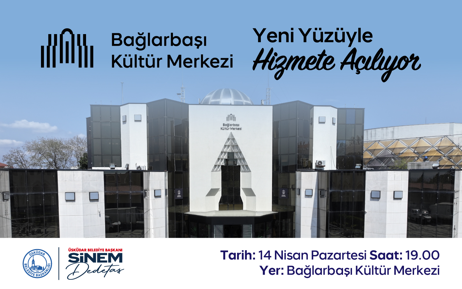 Üsküdar Bağlarbaşı Kültür Merkezi Yenilenen Yüzüyle Pazartesi Açılıyor