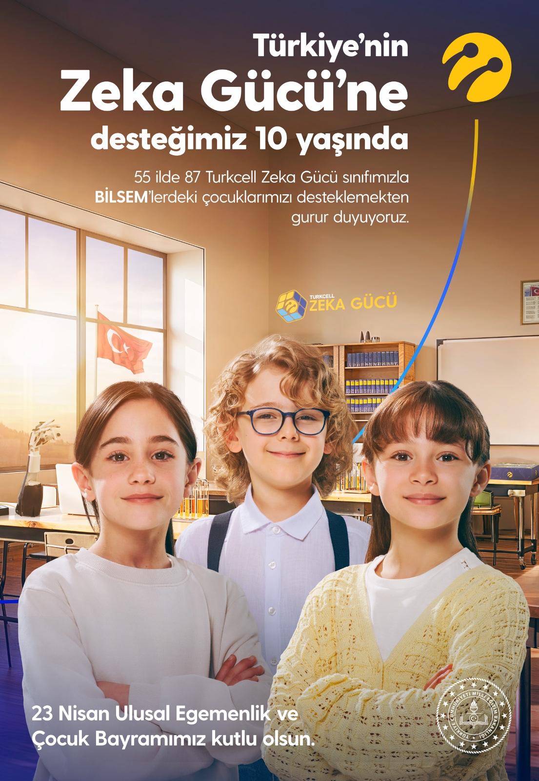 Turkcell'den 23 Nisan'a Özel Zekâ Gücü Reklam Filmi: Geleceğin Teknolojileri Çocukların Hayalleriyle Buluşuyor