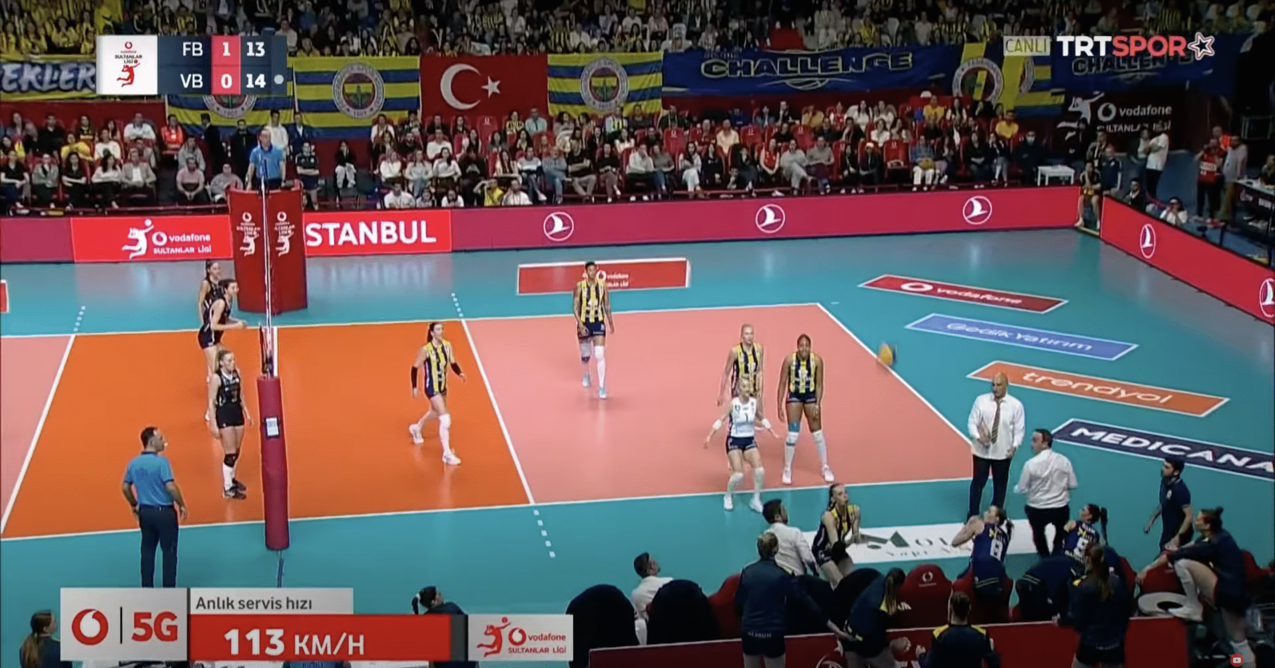 Vodafone Sultanlar Ligi’nde Şampiyon VakıfBank, 5G Destekli Şahin Gözü Teknolojisiyle İstatistiksel Başarılar Elde Edildi