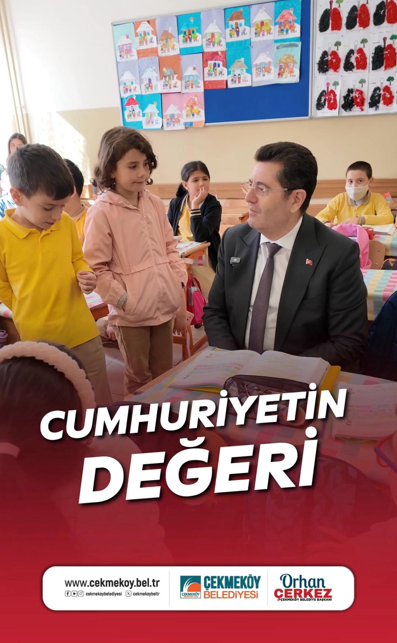 Çekmeköy Belediye Başkanı Orhan Çerkez'den Minik Sınıf Başkanına Vefa Ziyareti