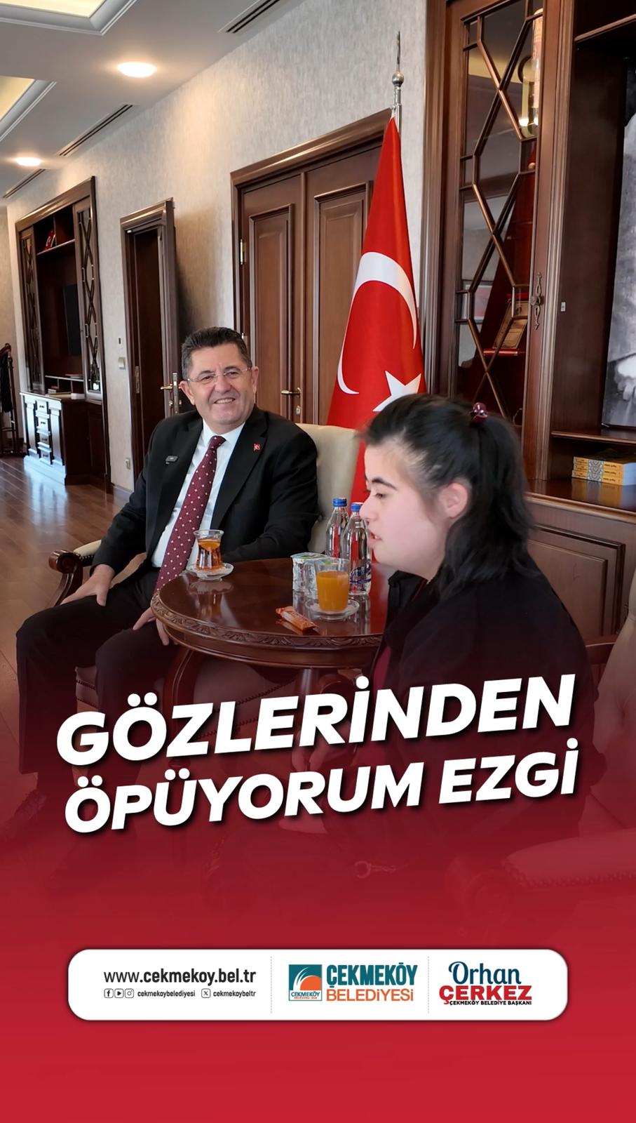 Çekmeköy Belediye Başkanı Çerkez'den Özel Misafirine Sıcak Karşılama