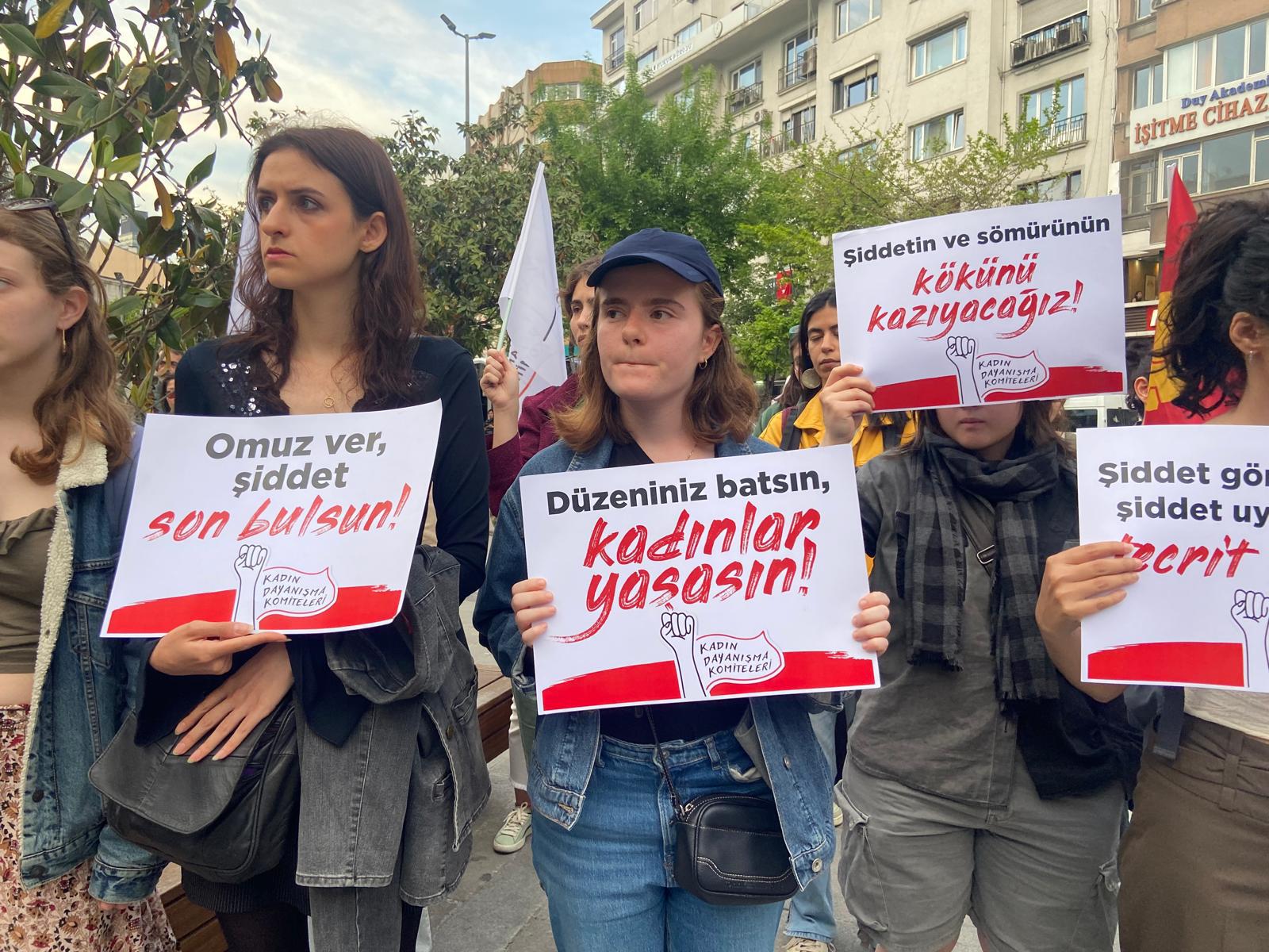 Kadın Dayanışma Komiteleri Şişli’de Bahar Aksu İçin Ayaktaydı: “Bu Düzeni Yıkacağız!”