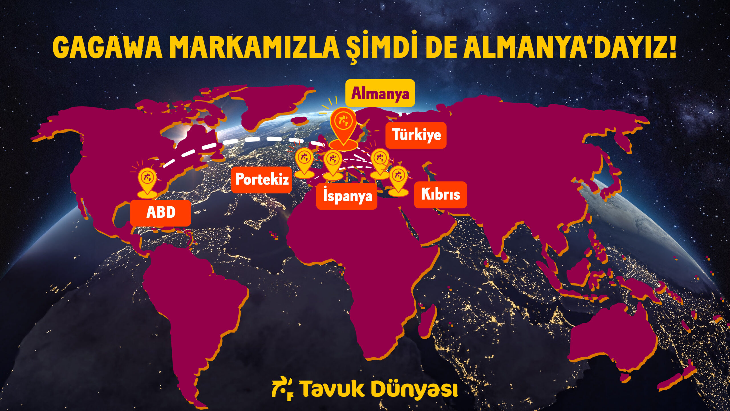 Tavuk Dünyası, Gagawa Markasıyla Almanya’daki İlk Restoranını Açtı