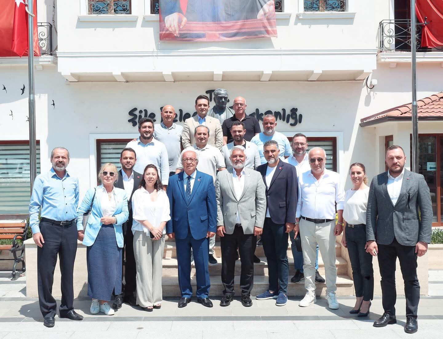 CHP Anadolu Yakası İlçe Başkanları Şile’de Miting Öncesi Bir Araya Geldi