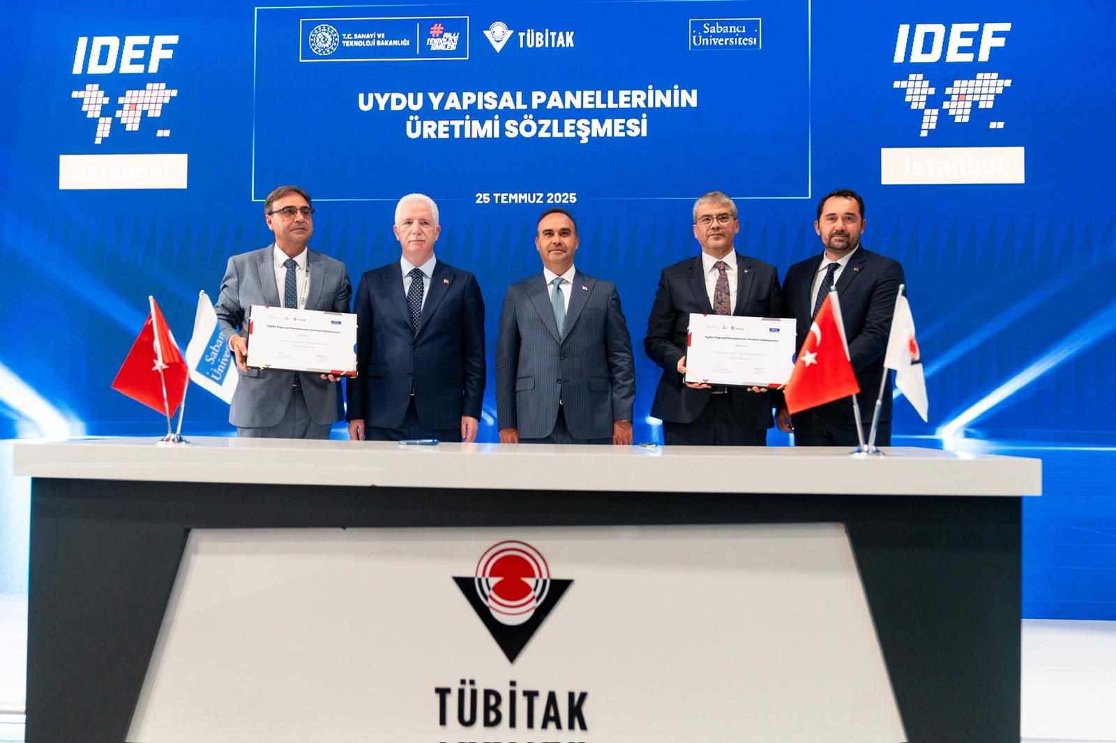 Sabancı Üniversitesi ve TÜBİTAK UZAY’dan Stratejik İş Birliği: Yeni Nesil Uydular İçin Yerli Yapısal Paneller Üretilecek