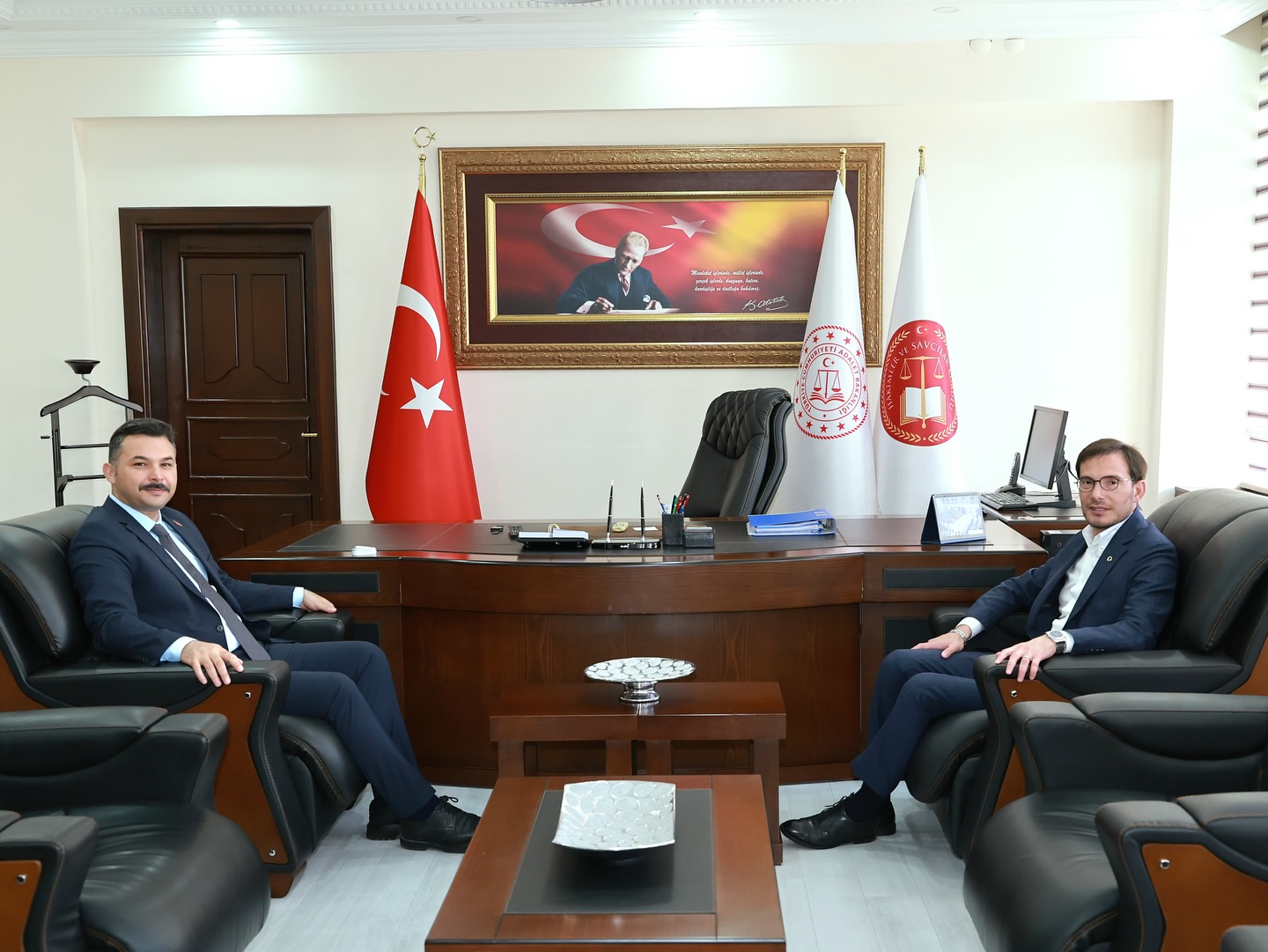 Başkan Mehmet Kemal Yazıcıoğlu’ndan Tokat’ın Yeni Cumhuriyet Başsavcısı Yunus Emre Büyükkurt’a Hayırlı Olsun Ziyareti